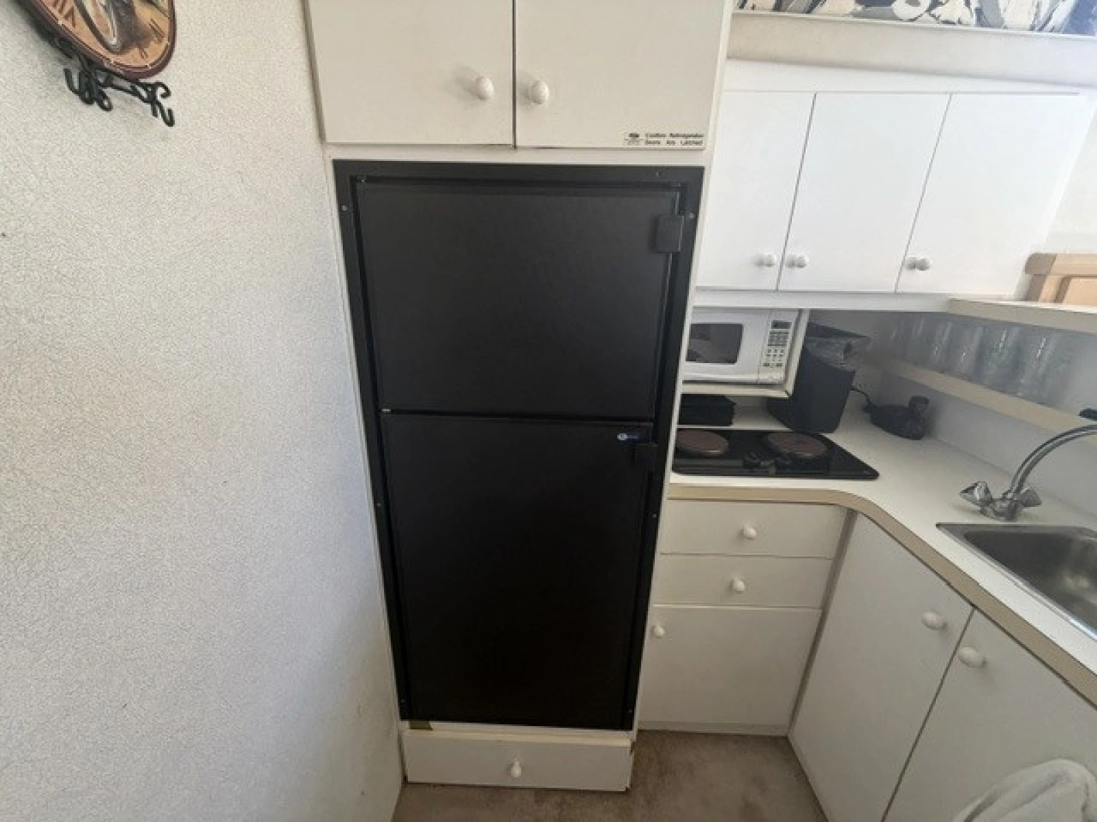Galley fridge