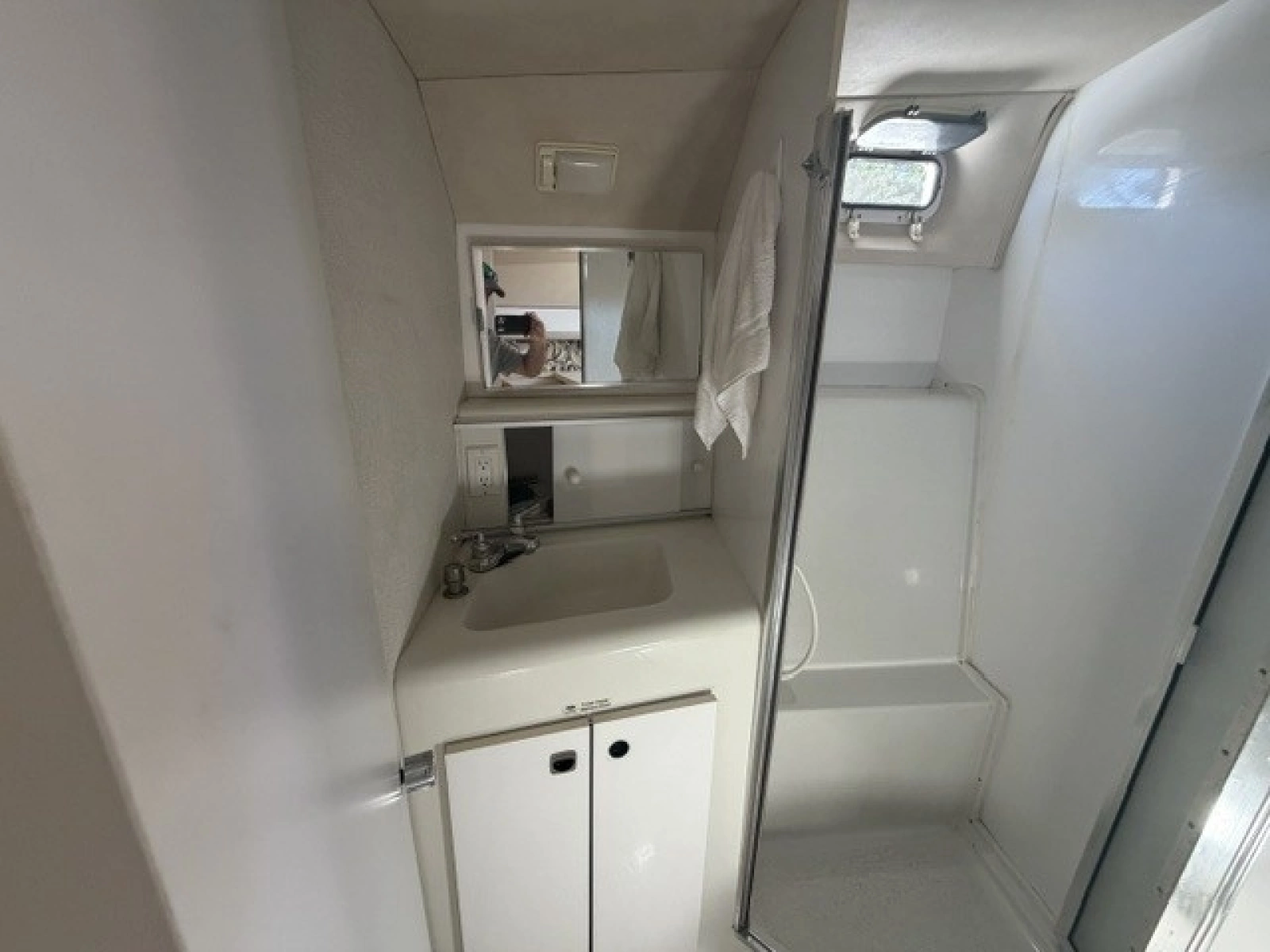 Forward bathroom
