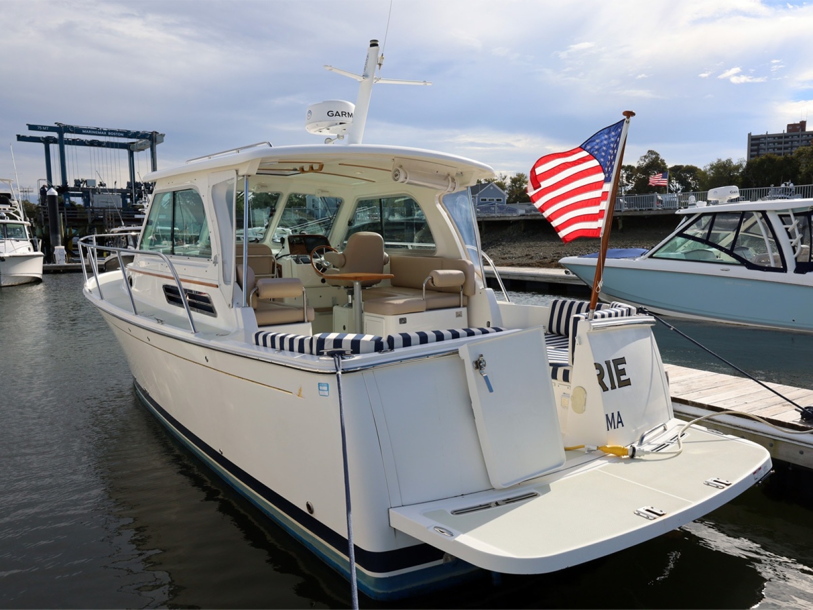 Aft Port Qtr and Swim Platform