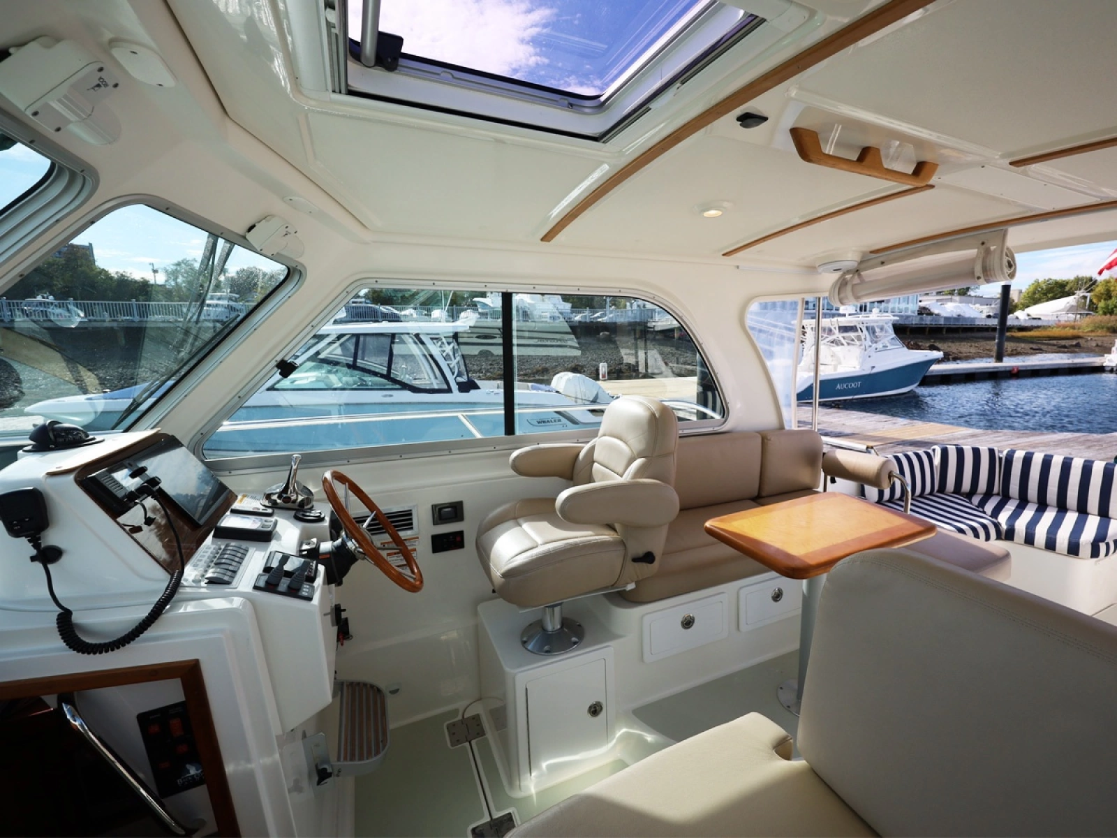 Pilothouse to Starboard with Helm