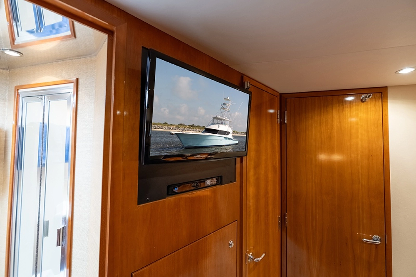 TV in the master stateroom