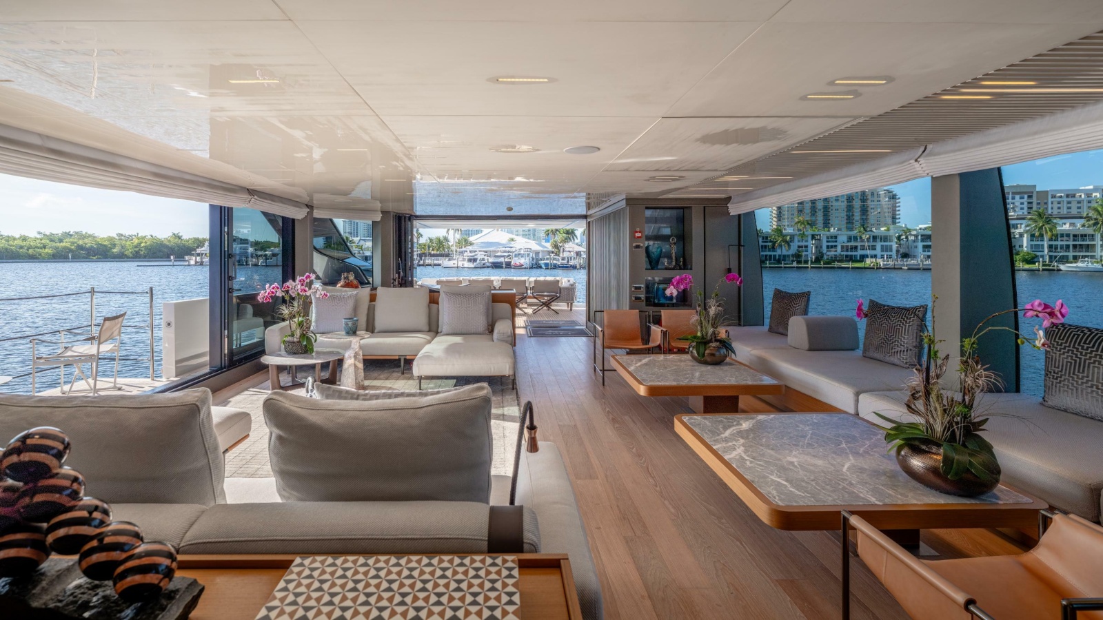 Main Salon Looking Aft