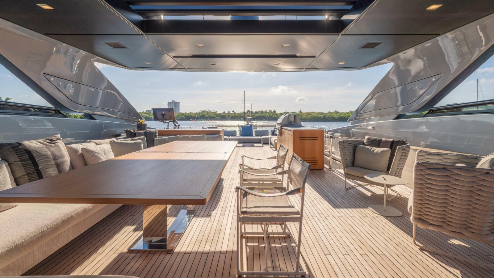 Bridge Deck Looking Aft 