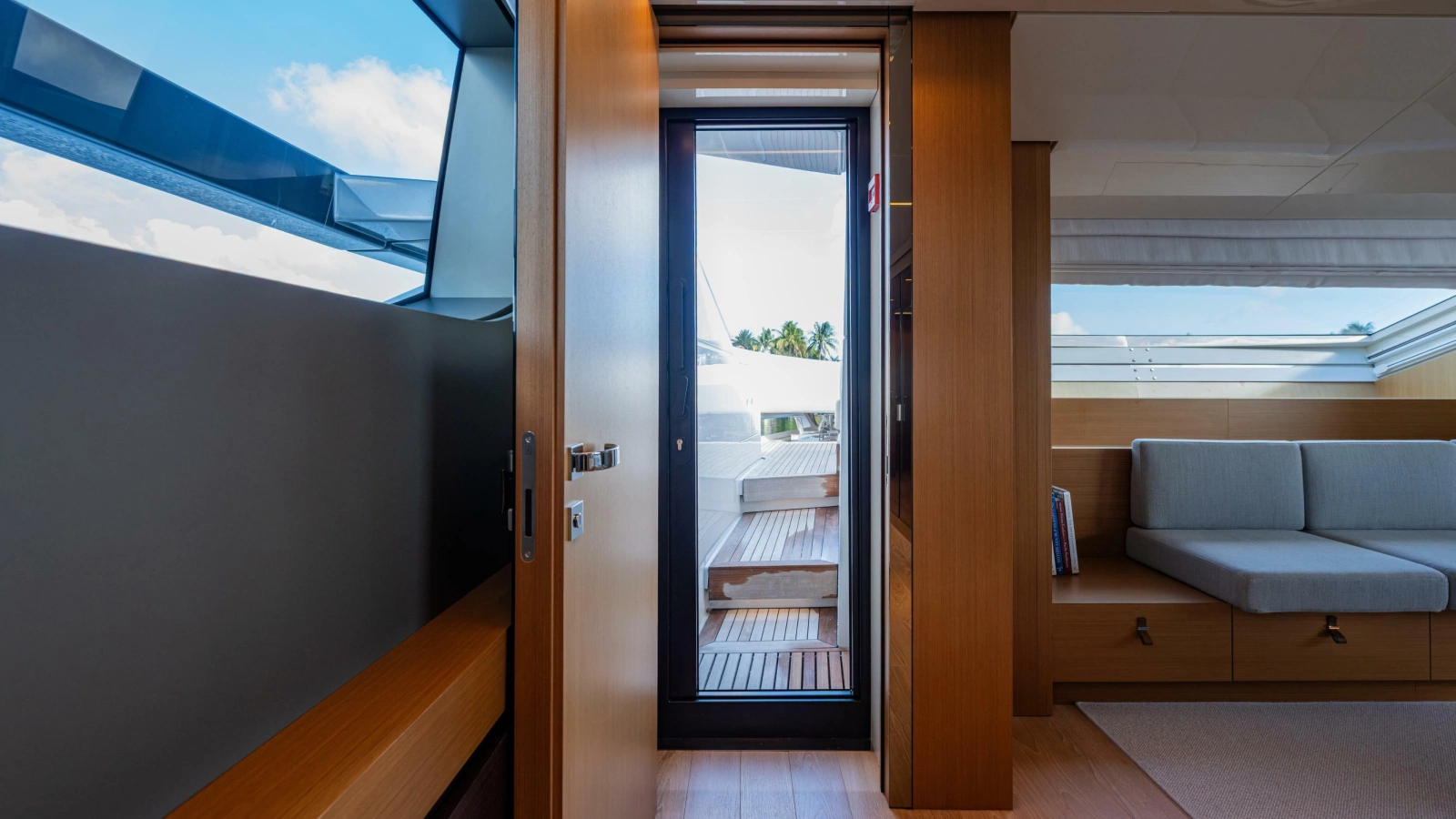 Master Stateroom Door to Bow