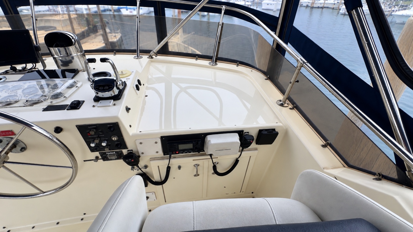 Flybridge Helm Controls & Navigation Equipment