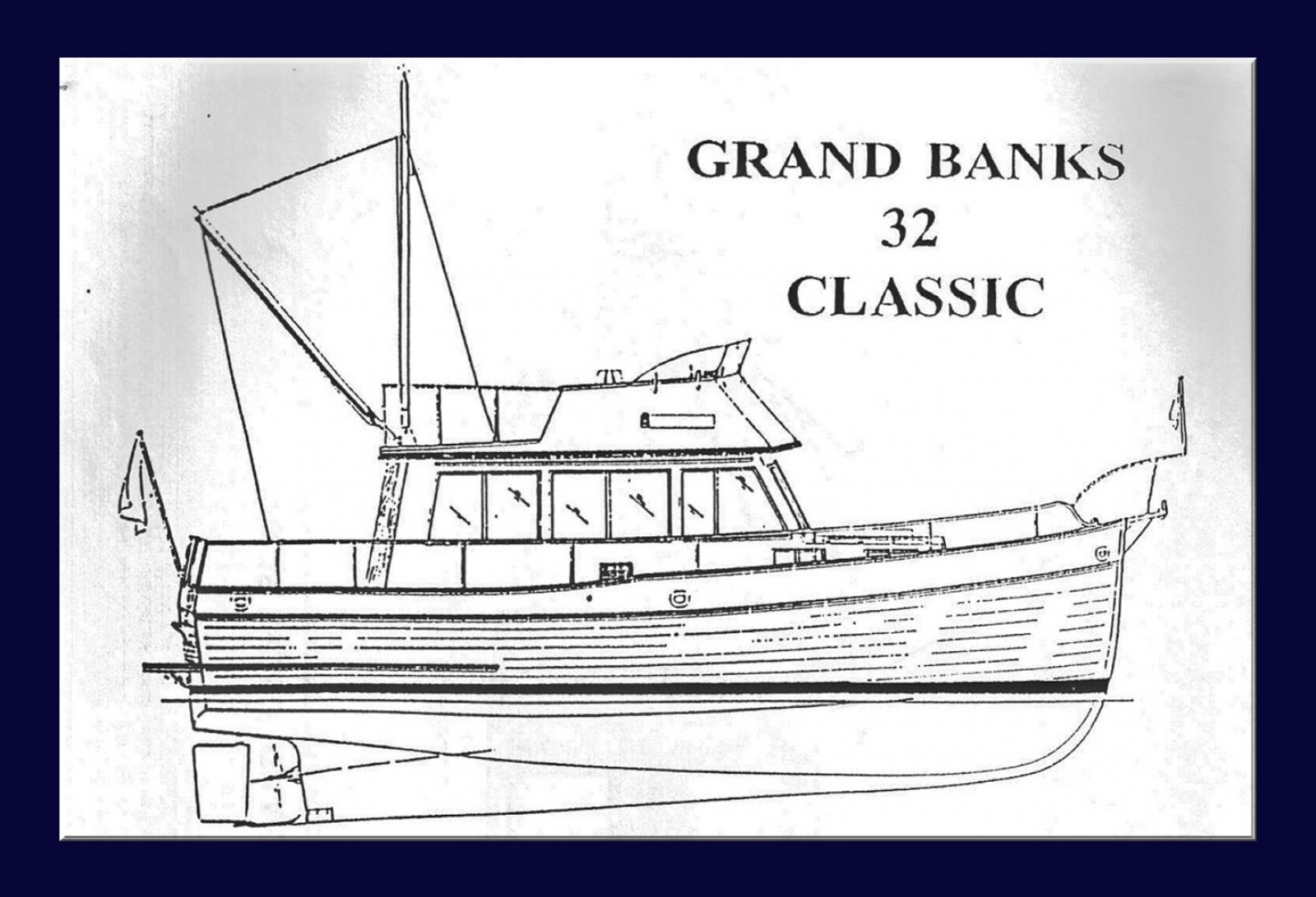 Dawn Treader 32ft Grand Banks Yacht For Sale