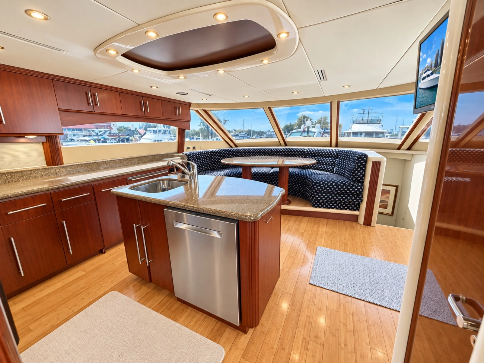 2002 Lazzara Yachts 80 Skylounge