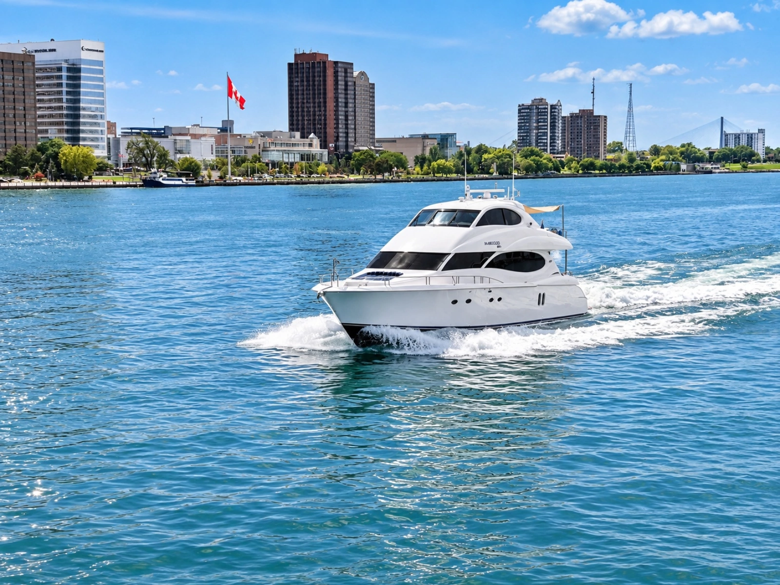 2002 Lazzara Yachts 80 Skylounge