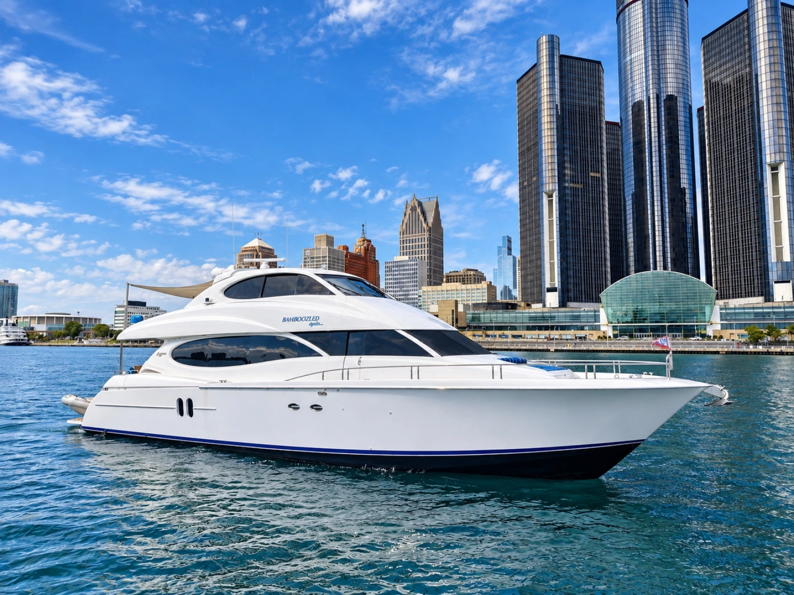 2002 Lazzara Yachts 80 Skylounge