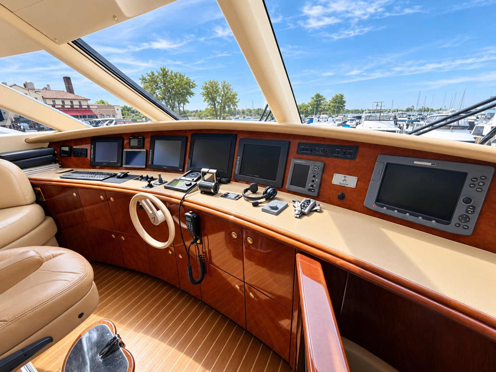 2002 Lazzara Yachts 80 Skylounge