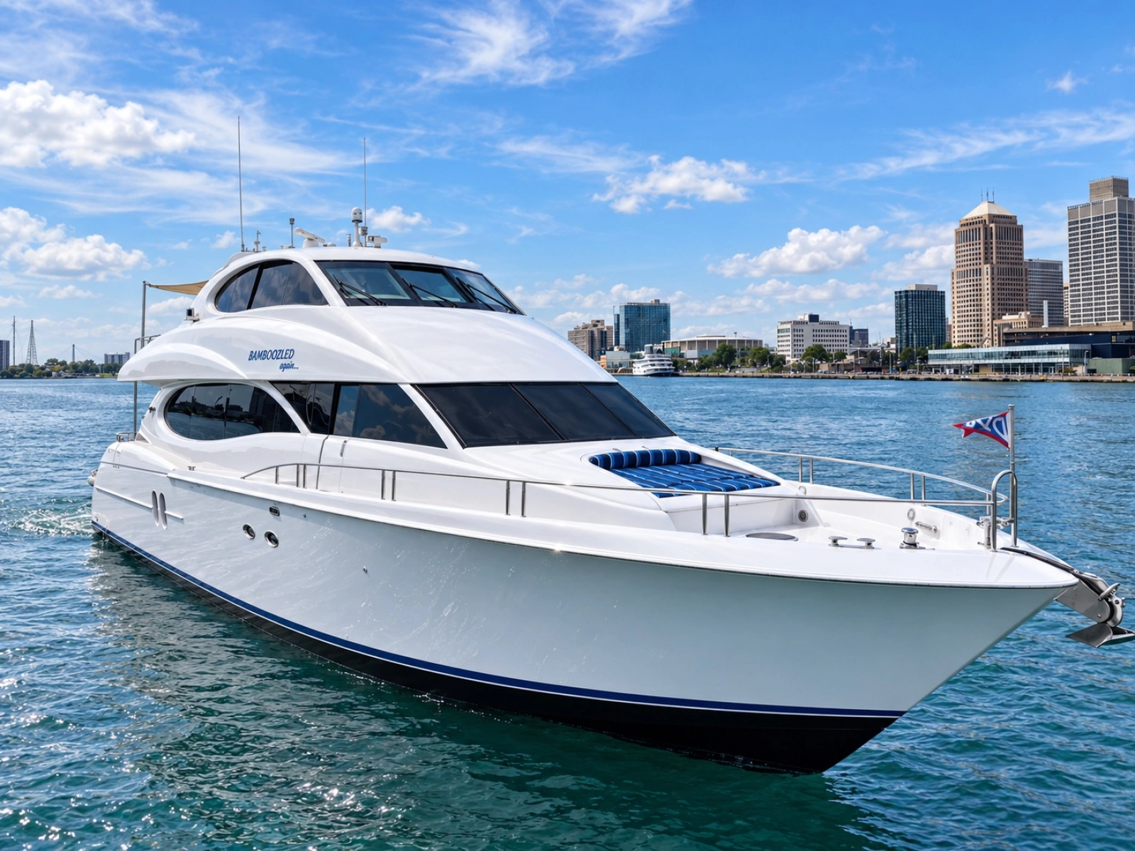 2002 Lazzara Yachts 80 Skylounge