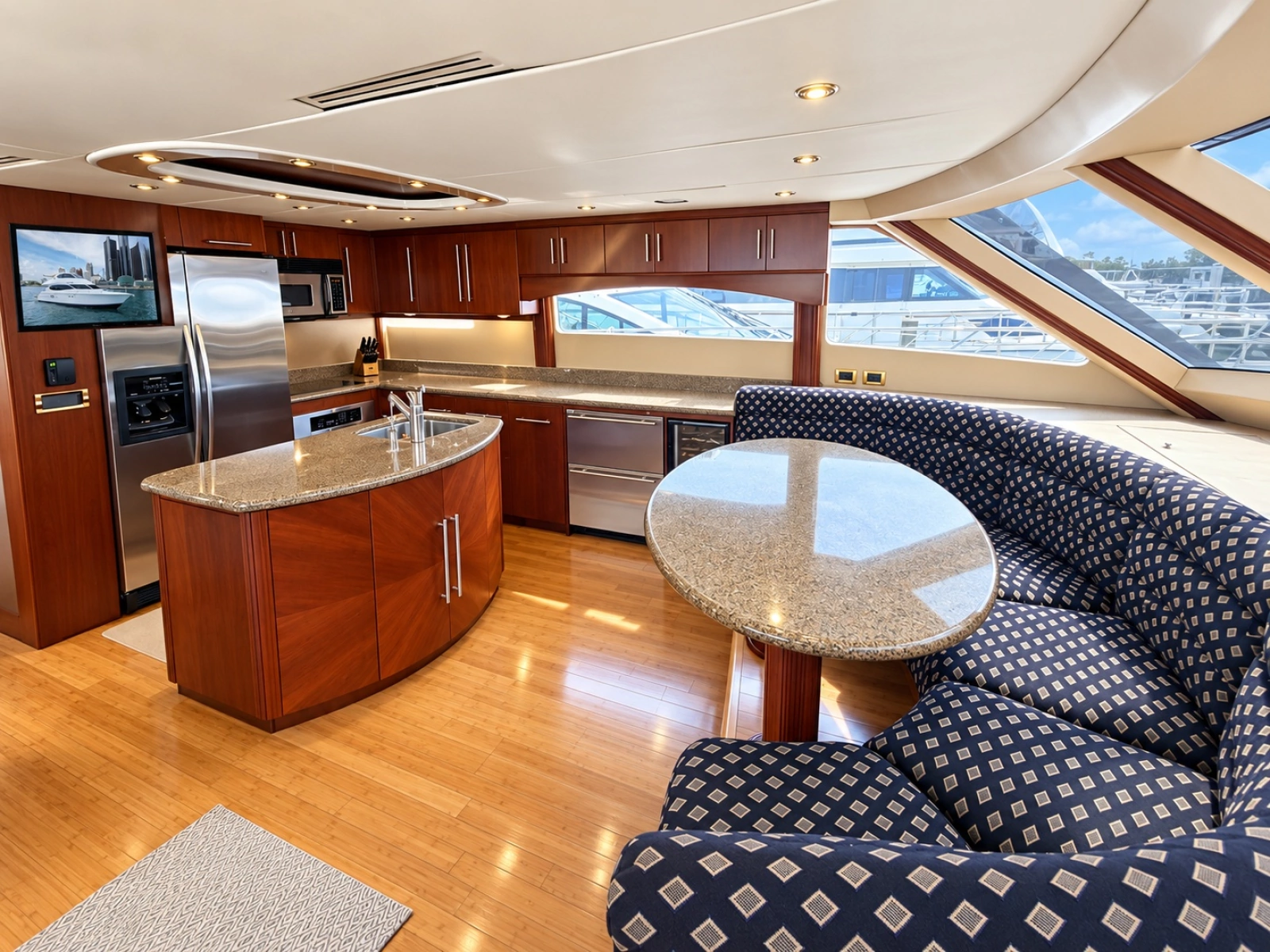 2002 Lazzara Yachts 80 Skylounge