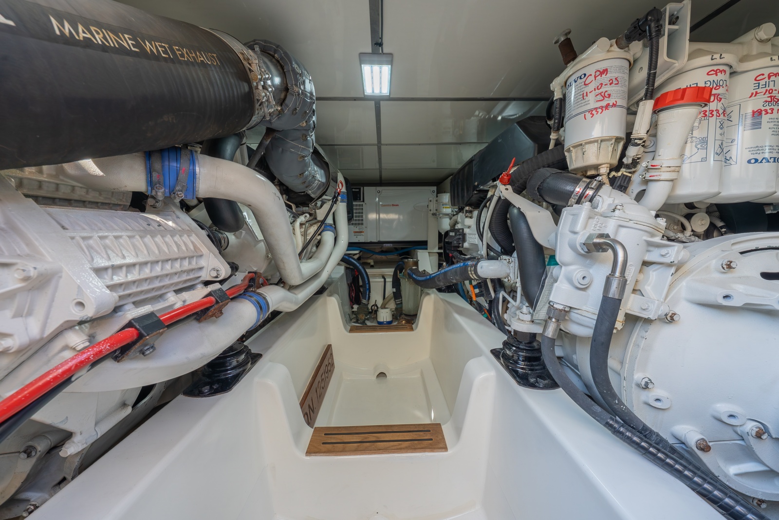 Spotless Engine Room