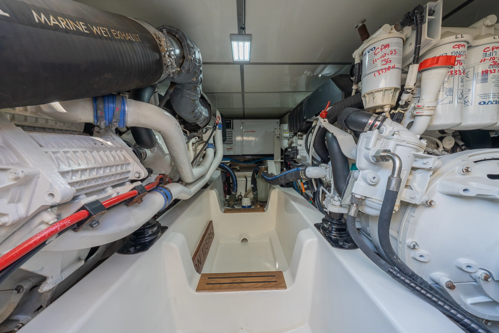 Spotless Engine Room