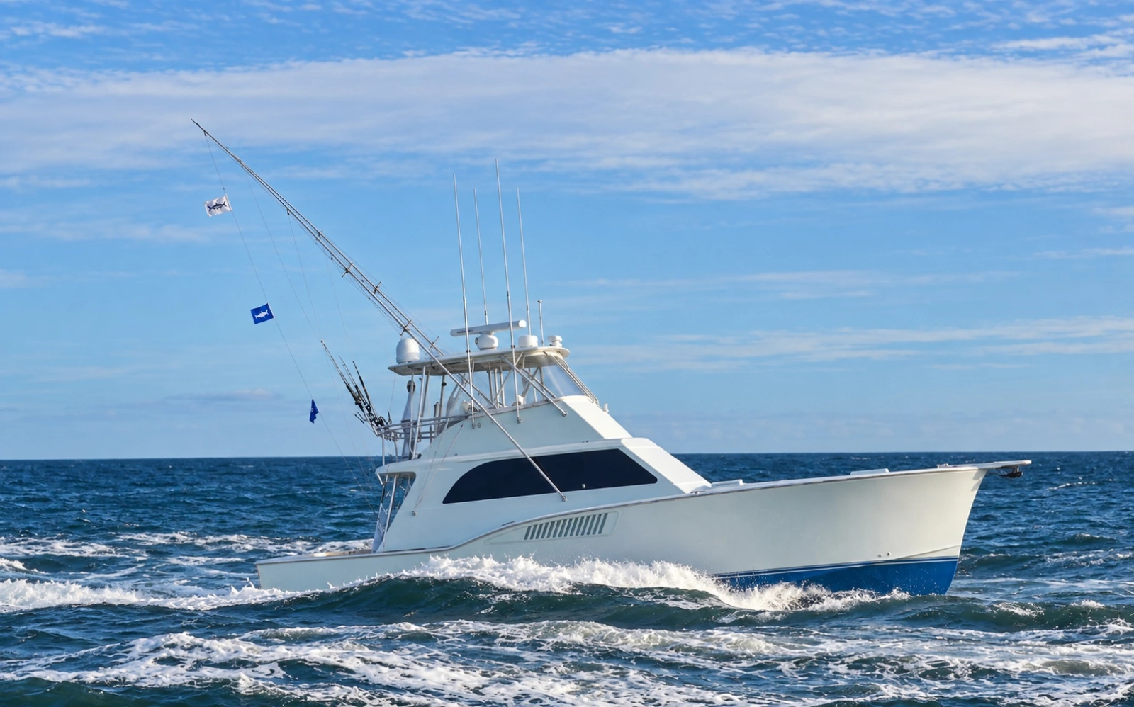 Cricket 50ft Hatteras Yacht For Sale