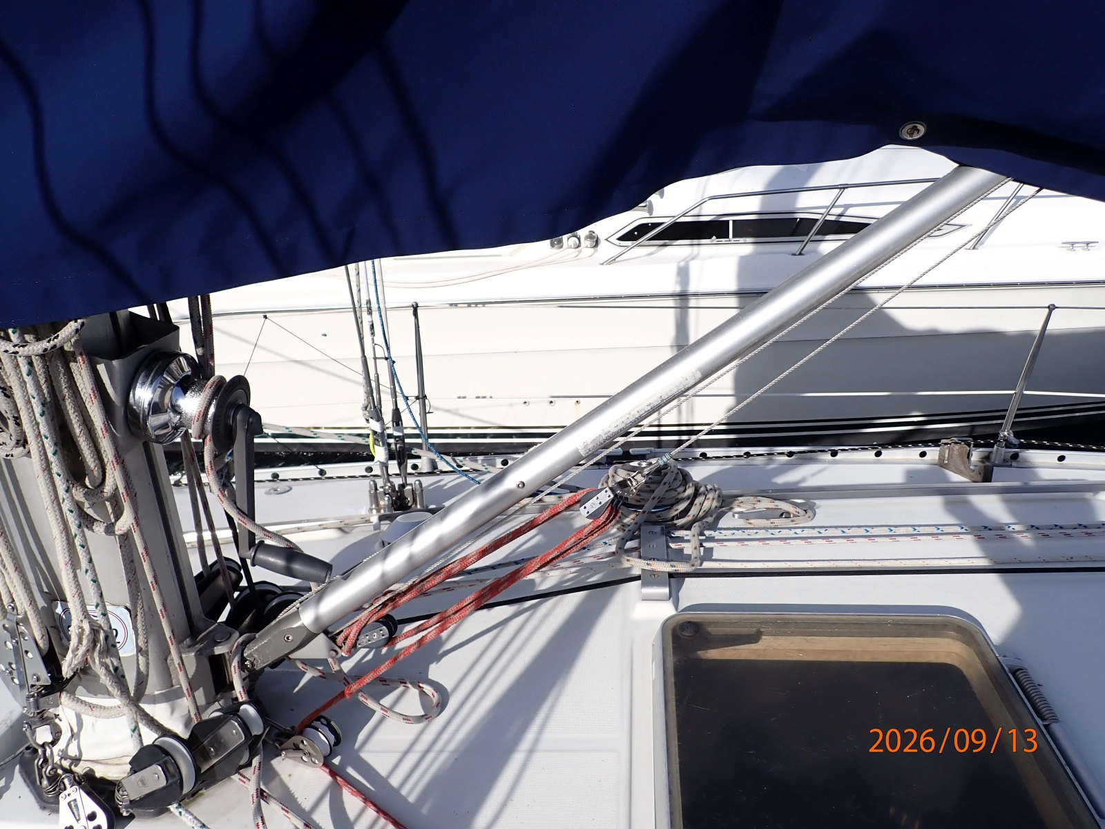 42' Beneteau boom vang1