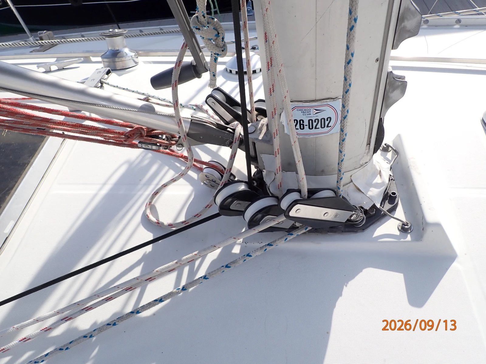 42' Beneteau mast base2