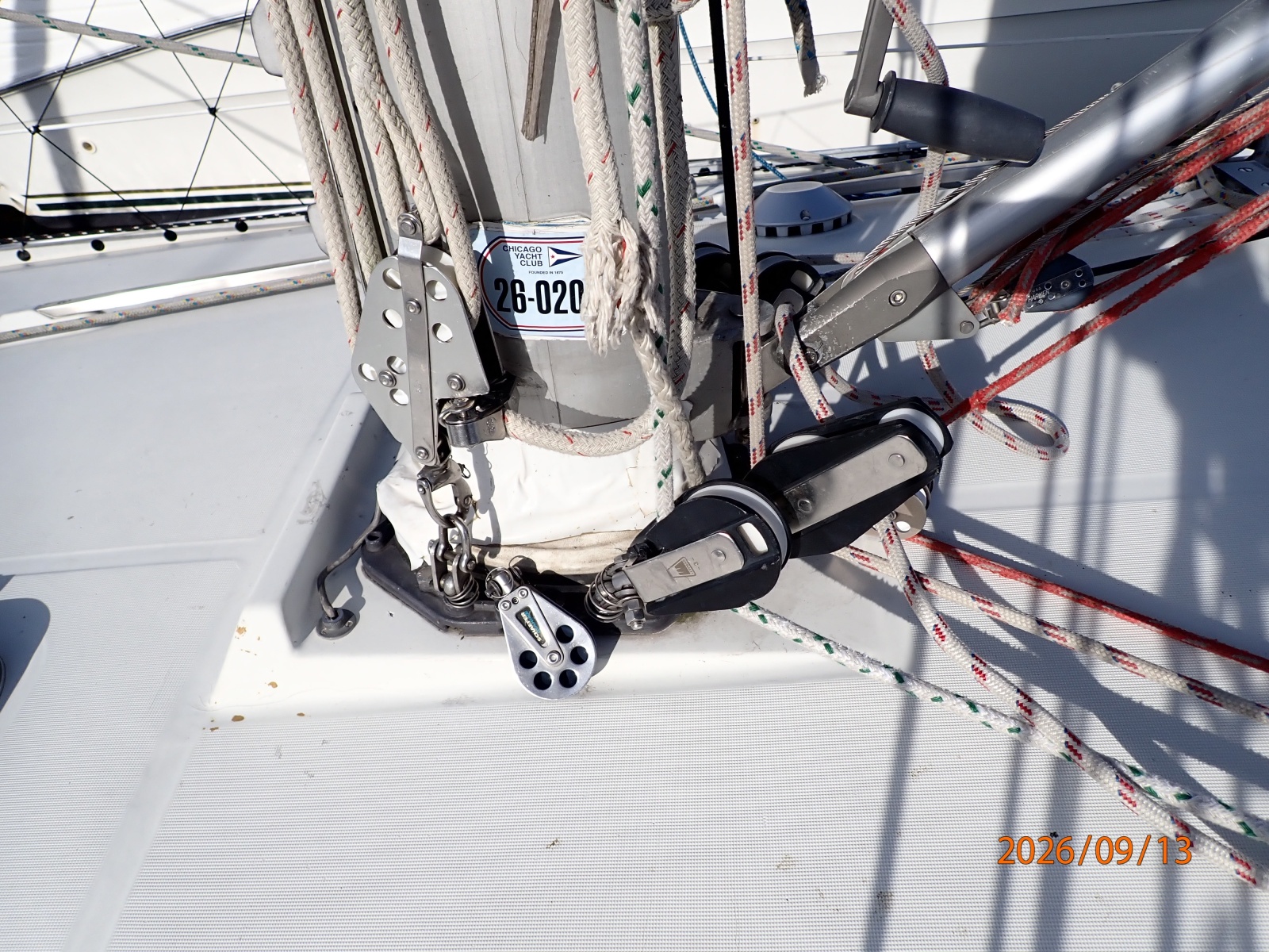 42' Beneteau mast base1