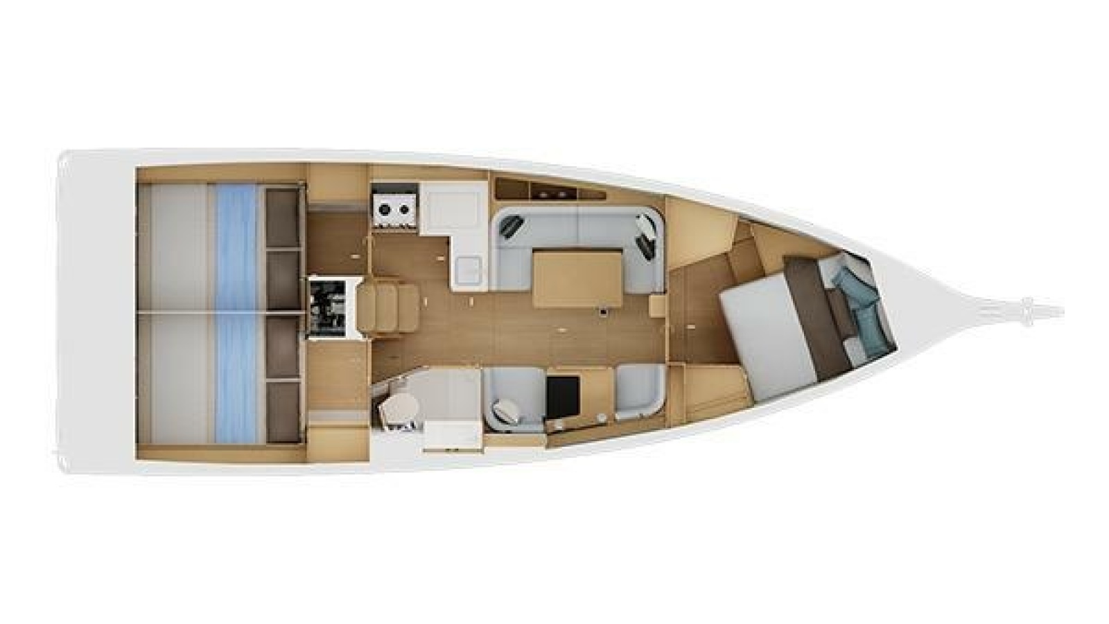 3-Cabin, 1-Head Version