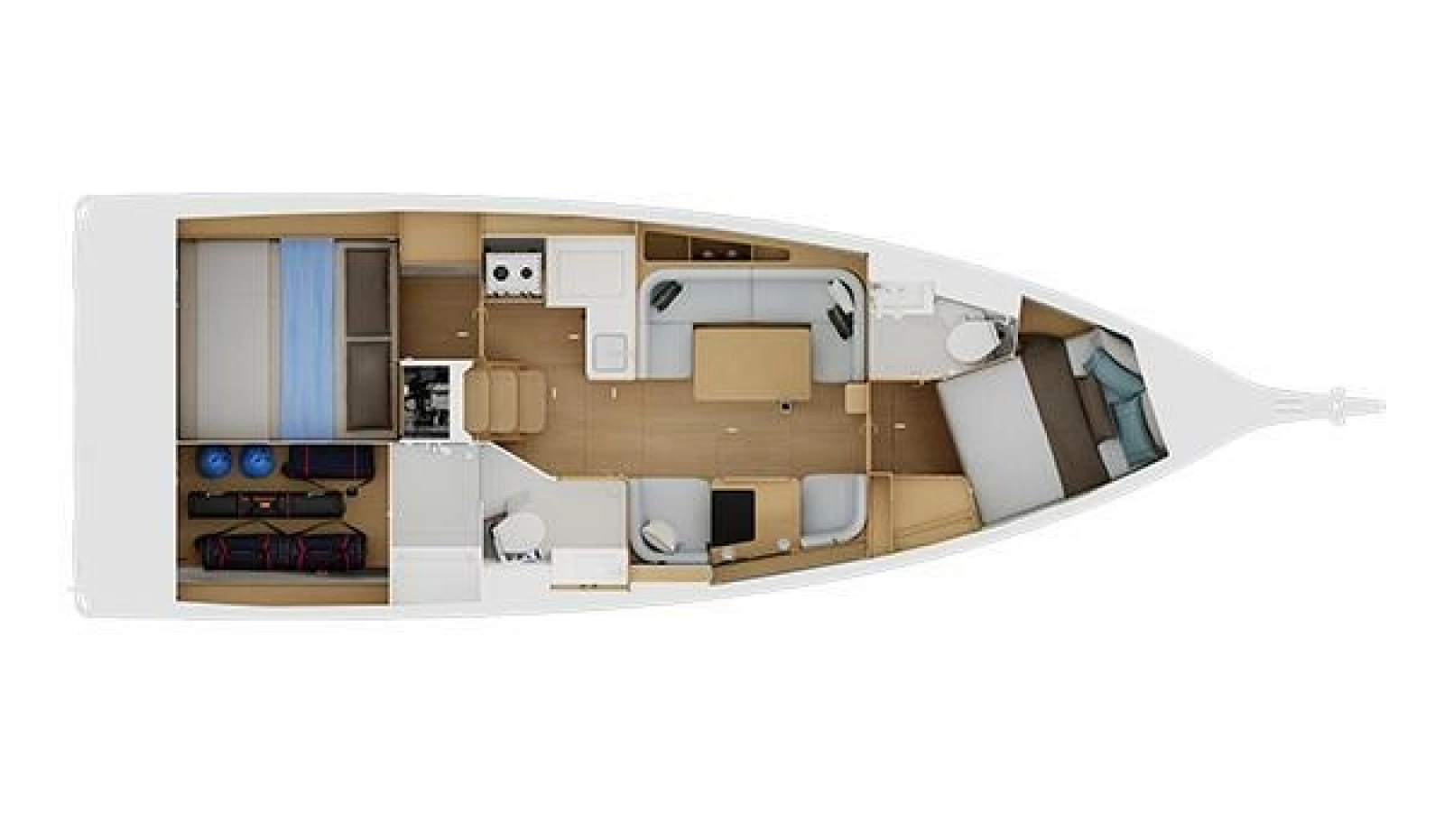 2-Cabin, 2-Head Version