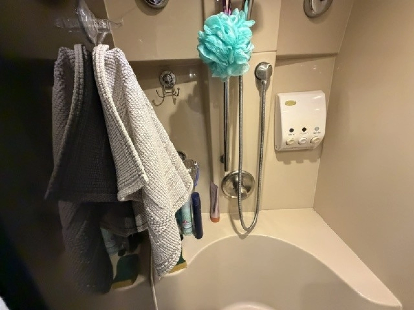 Bathroom stall shower