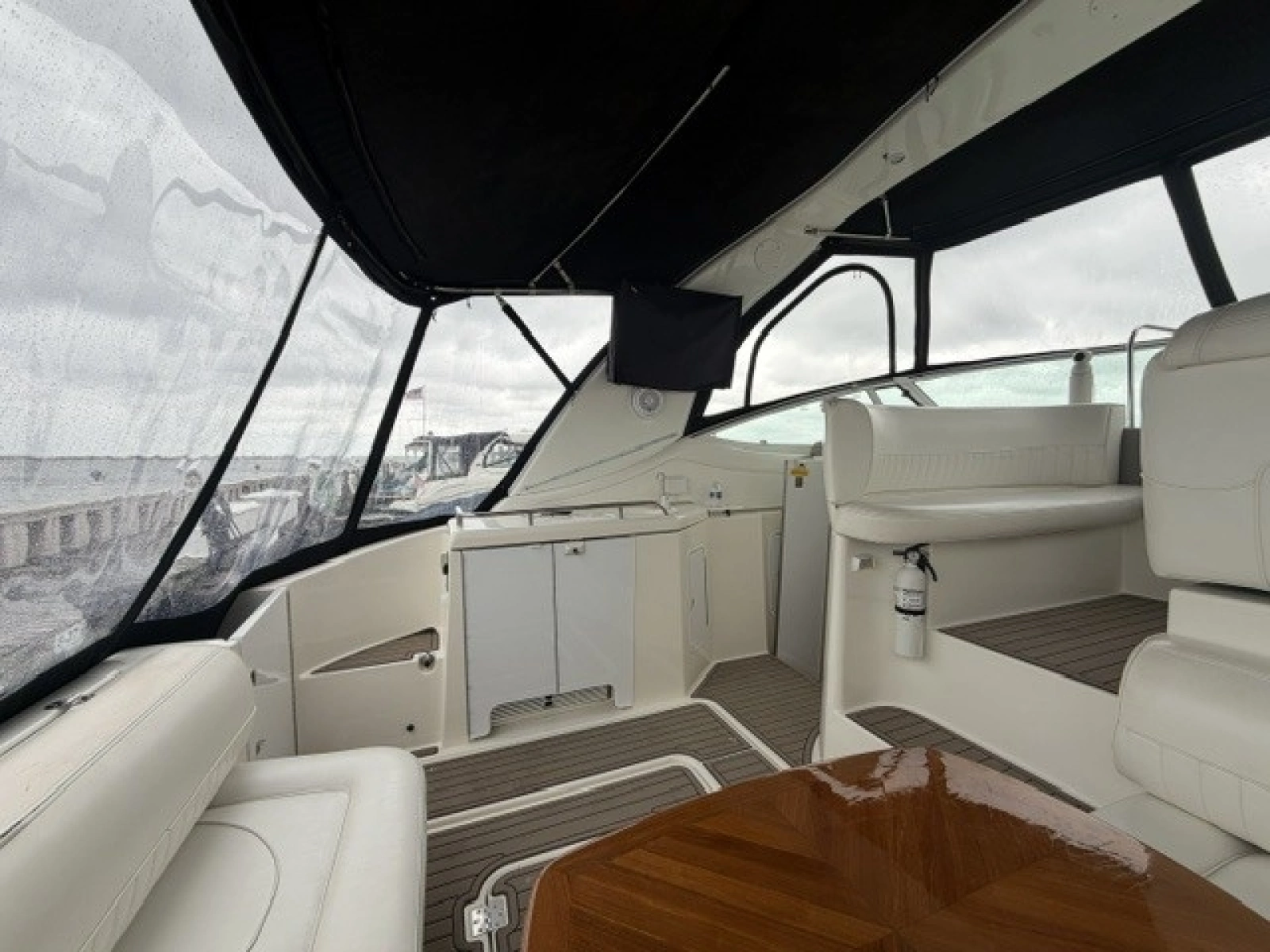 Cockpit looking to port