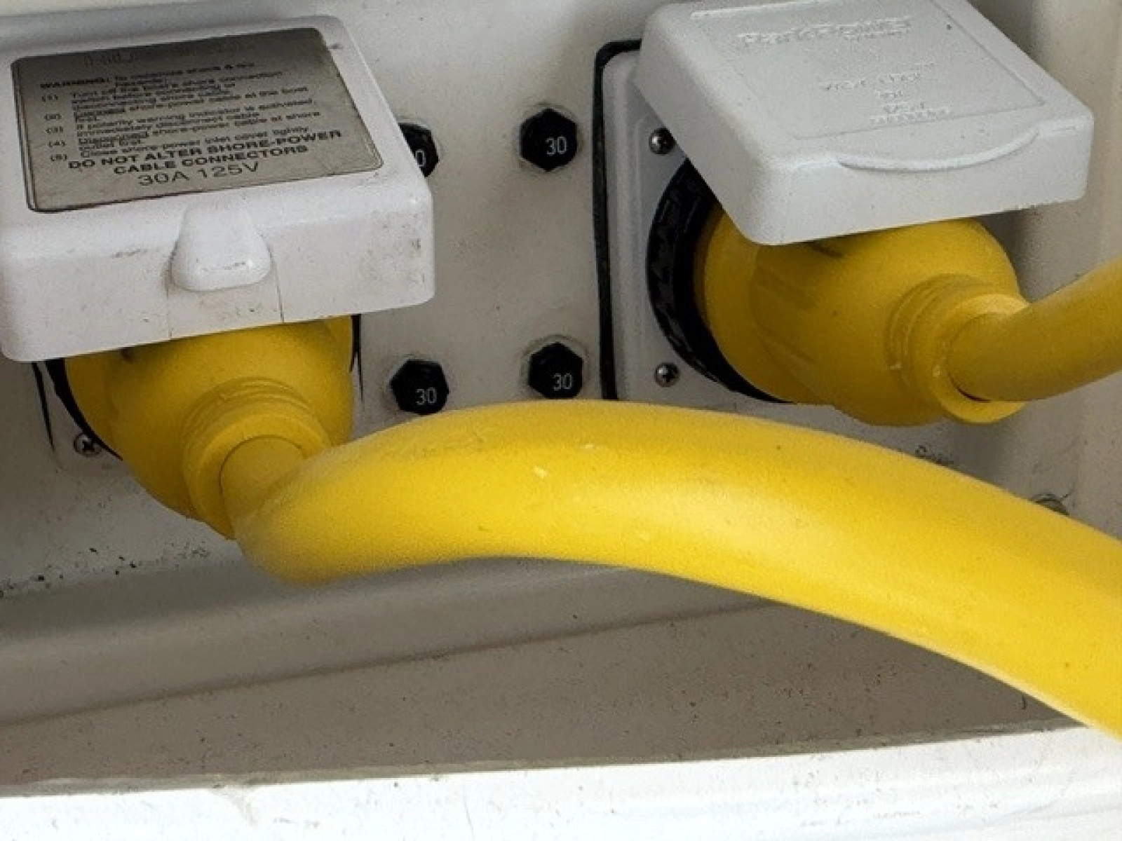 Shore Power locker