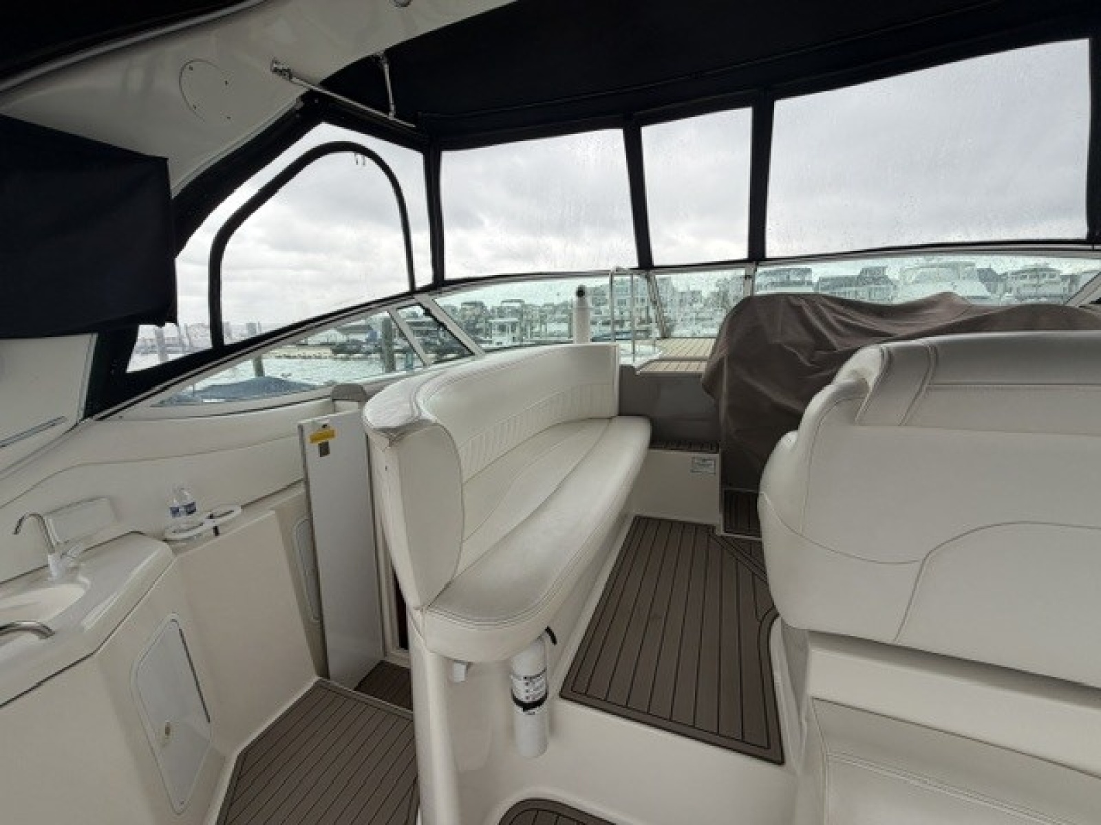cockpit looking fwd.