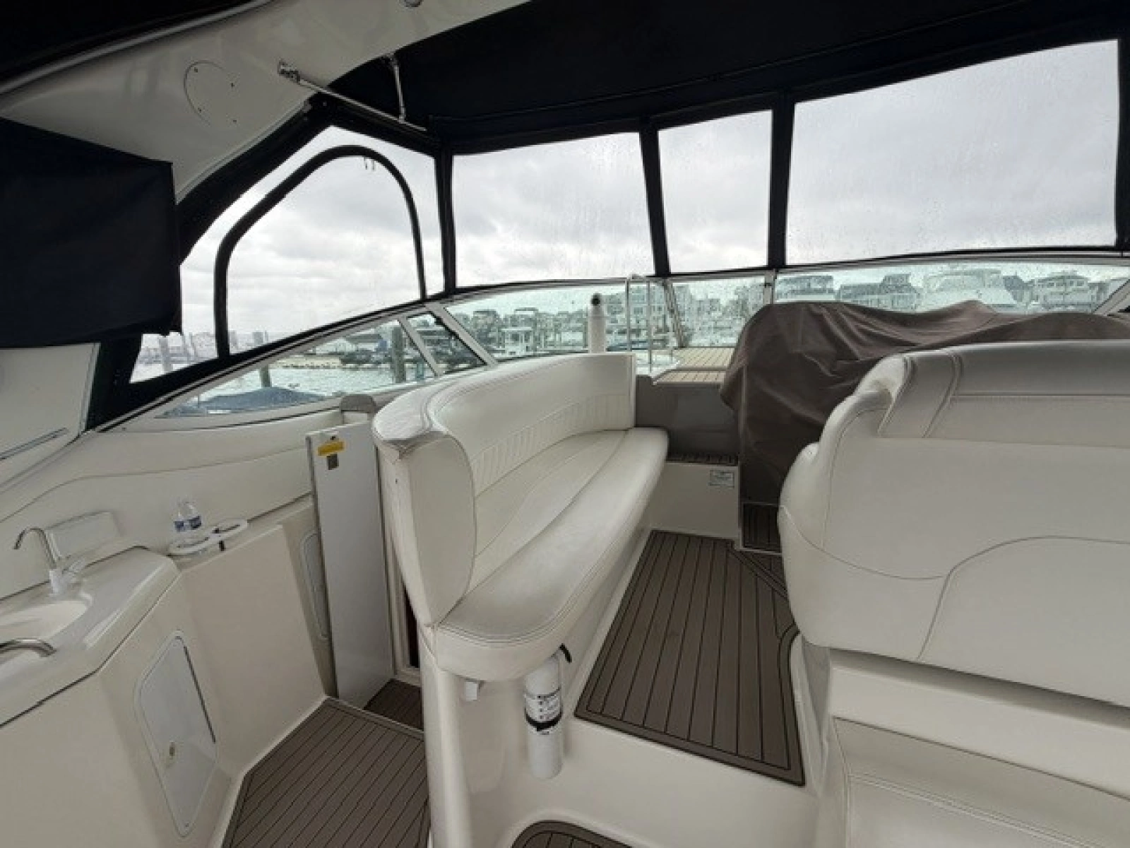 cockpit looking fwd.