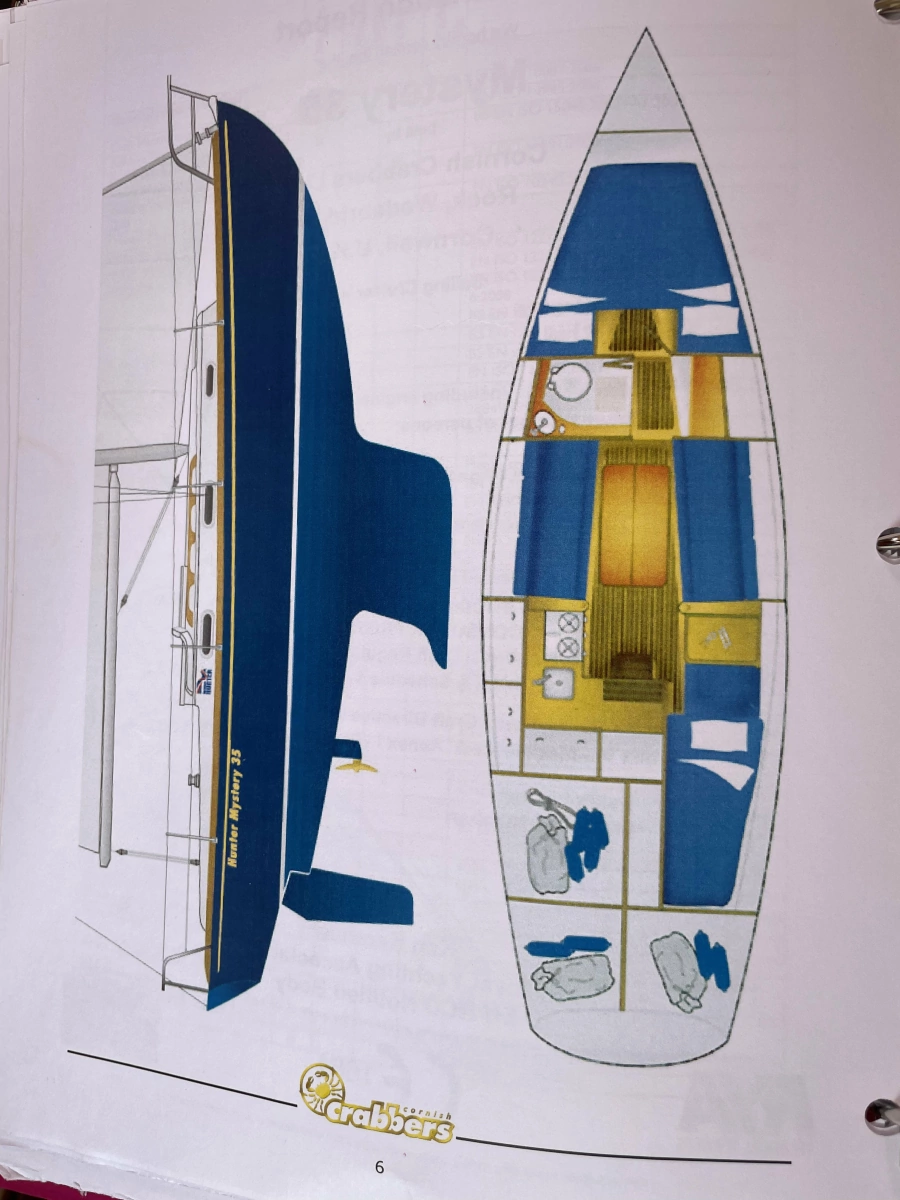 2001 Cornish Crabbers Mystery 35