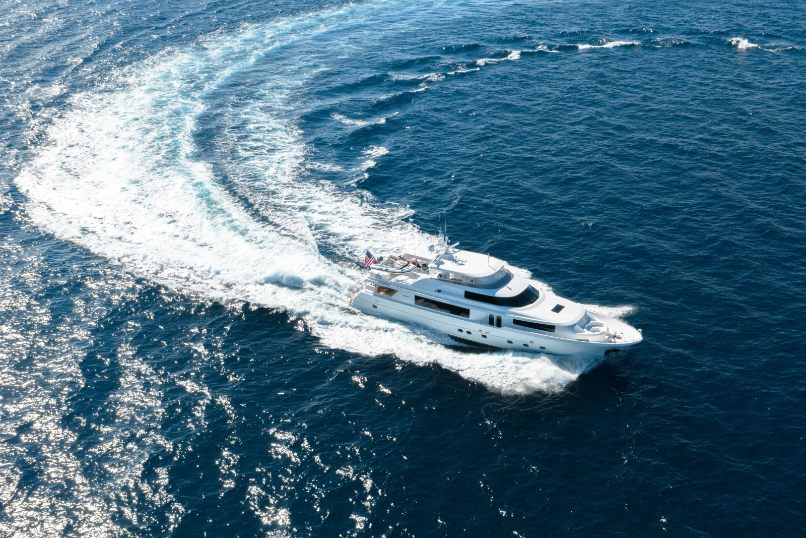 DETERMINATION 112ft Westport Yacht For Sale