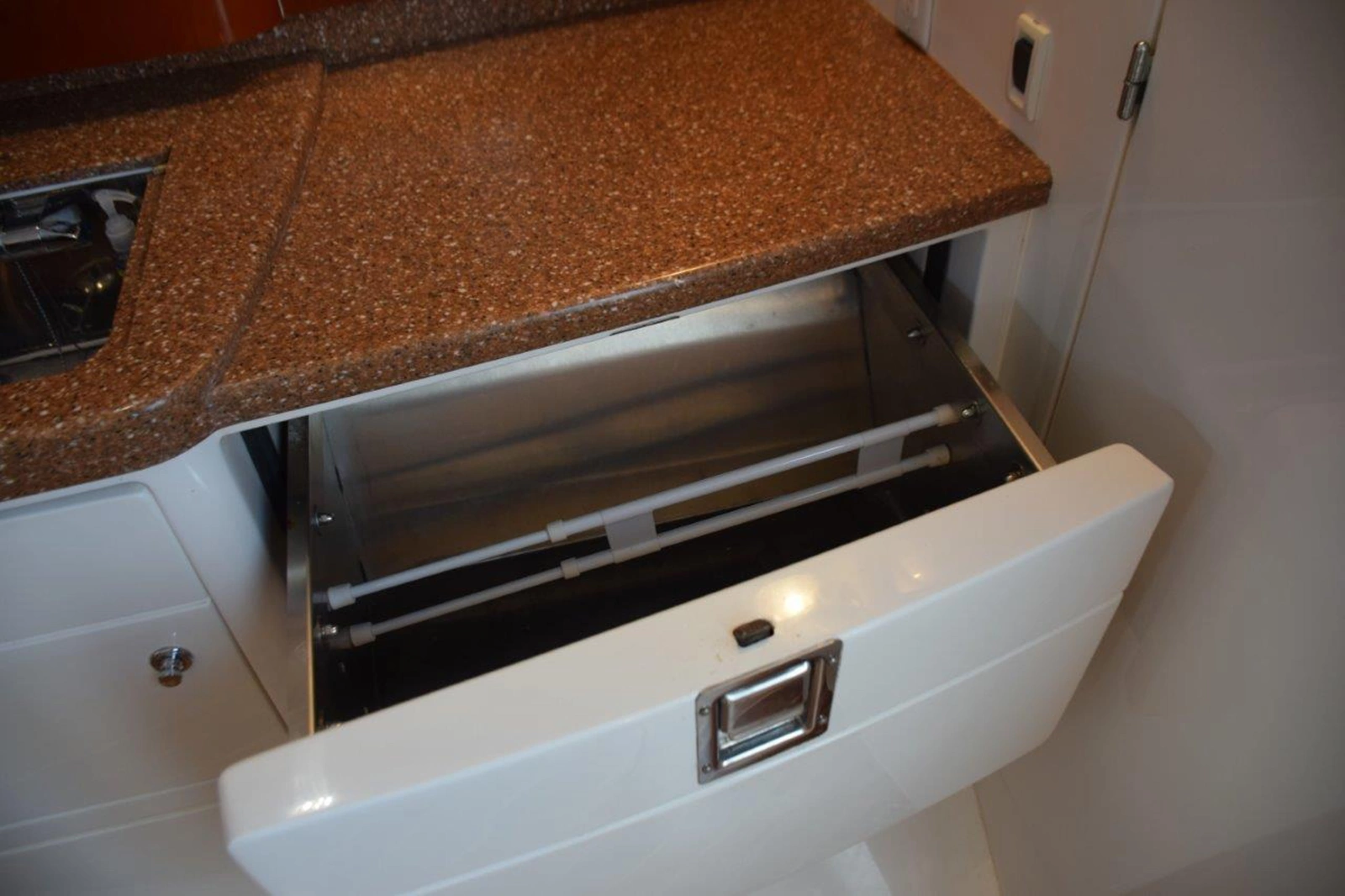 Stainless Lined Drawer With Latch