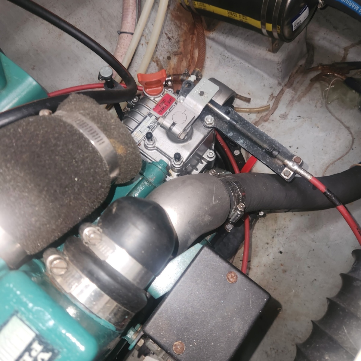 44 Transmission Exhaust Elbow Starboard