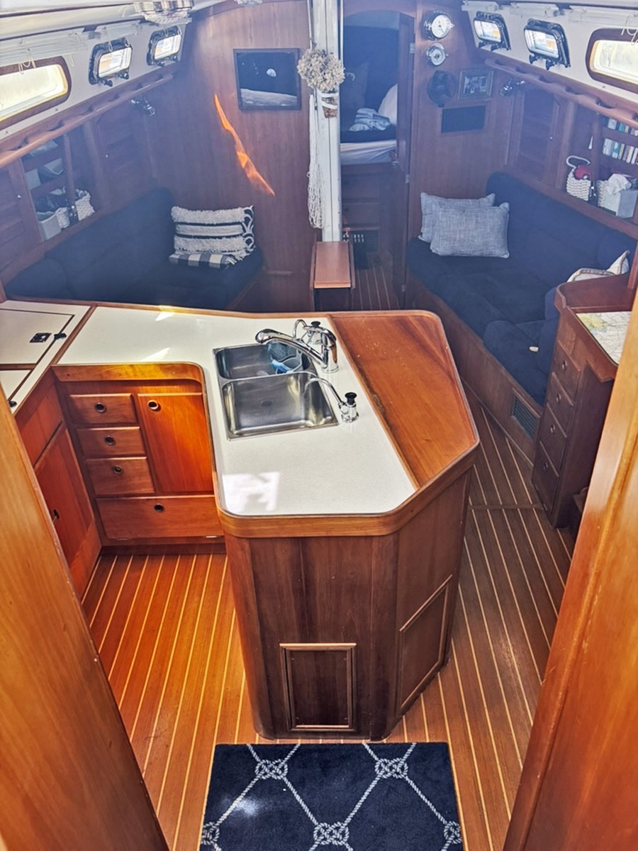 Galley and Salon from Companionway