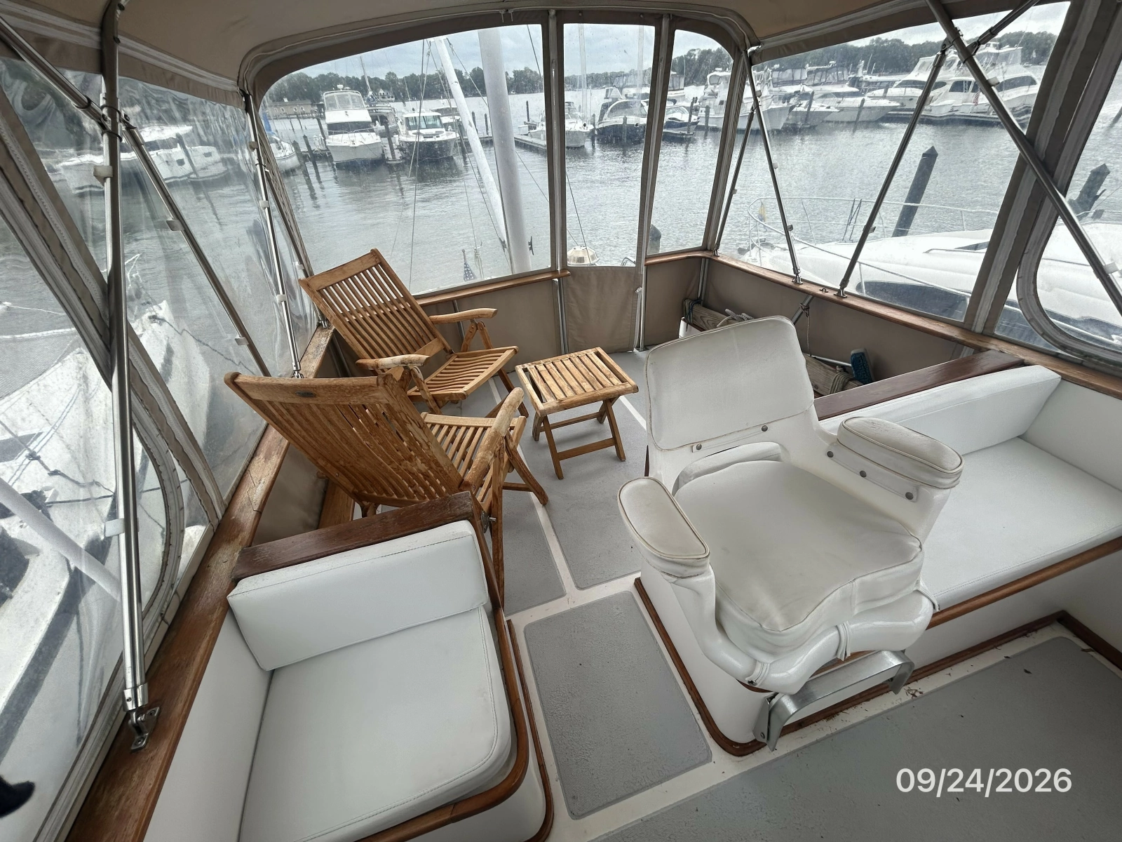 36' Monk flybridge aft