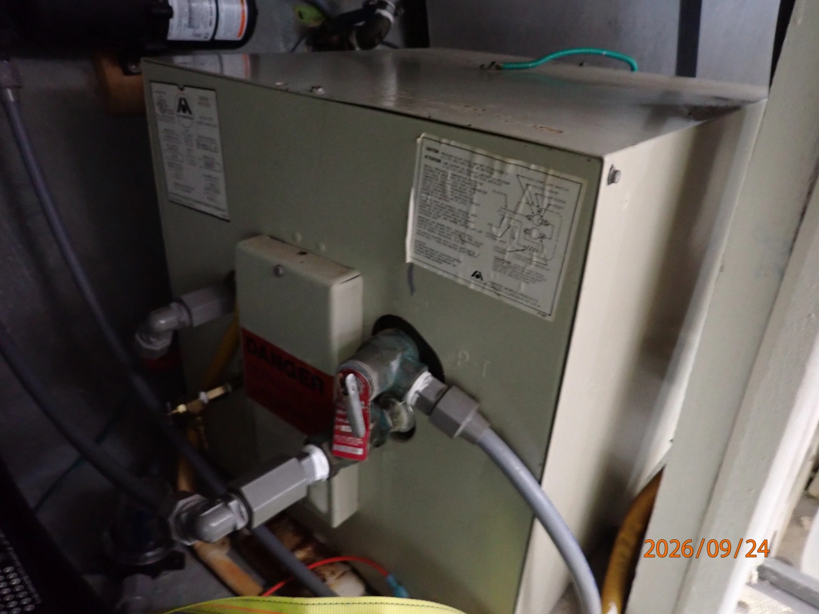 36' Monk water heater