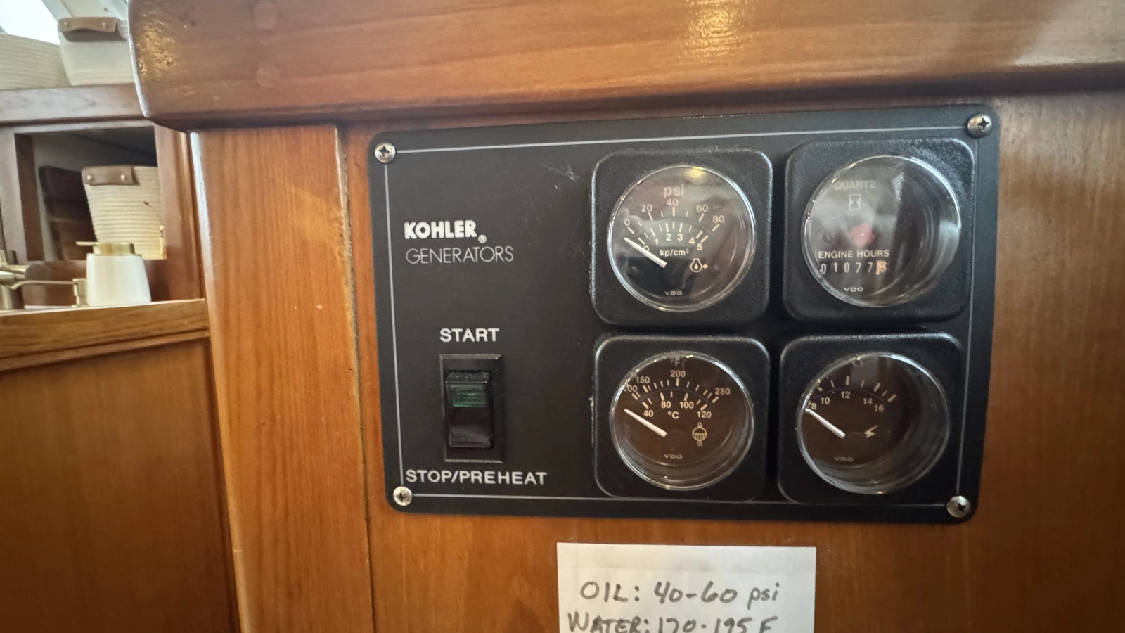 Generator Control Panel