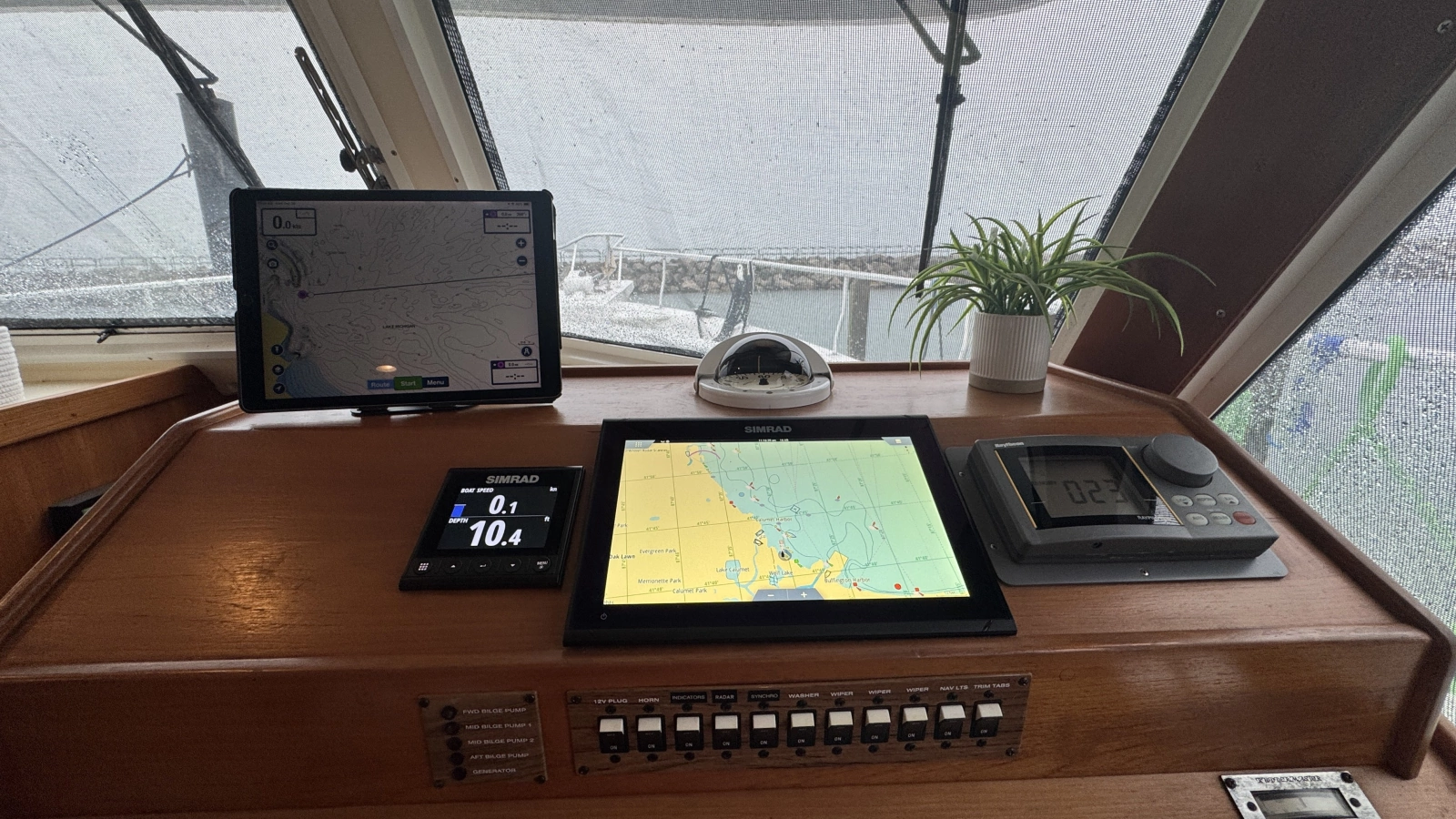 Lower Helm Navigation and Controls