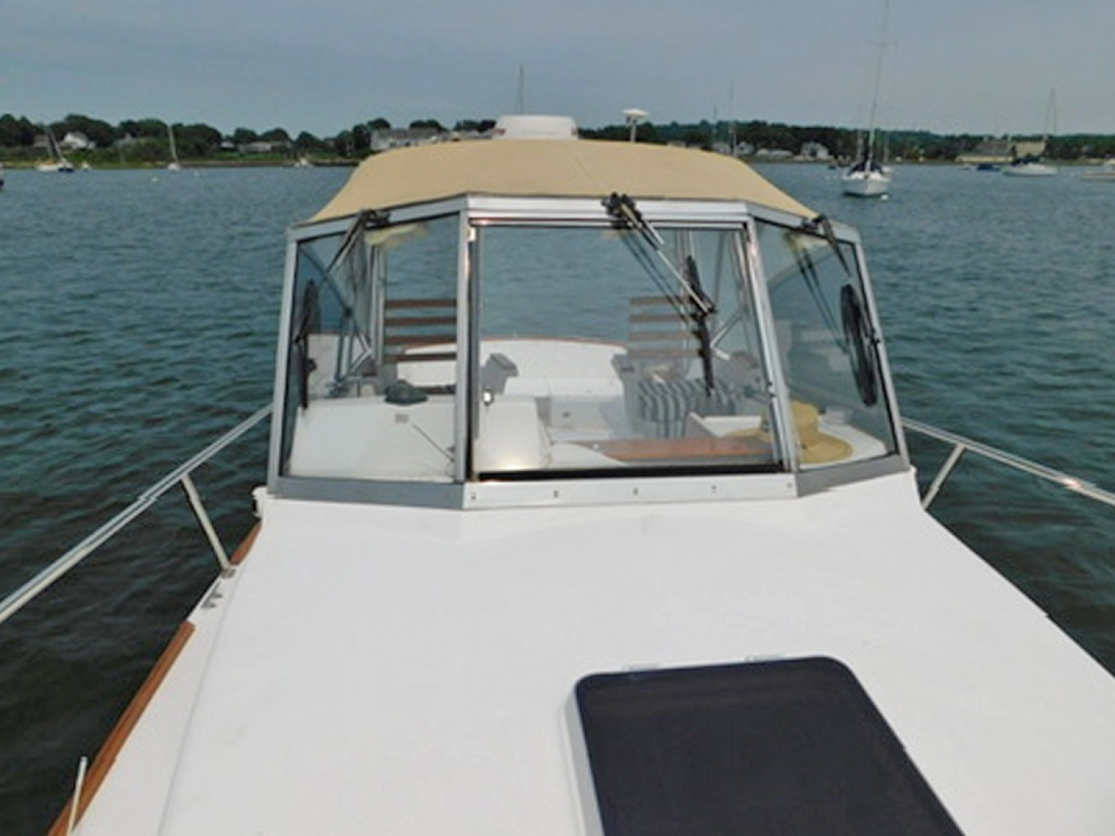 Looking aft from Bow