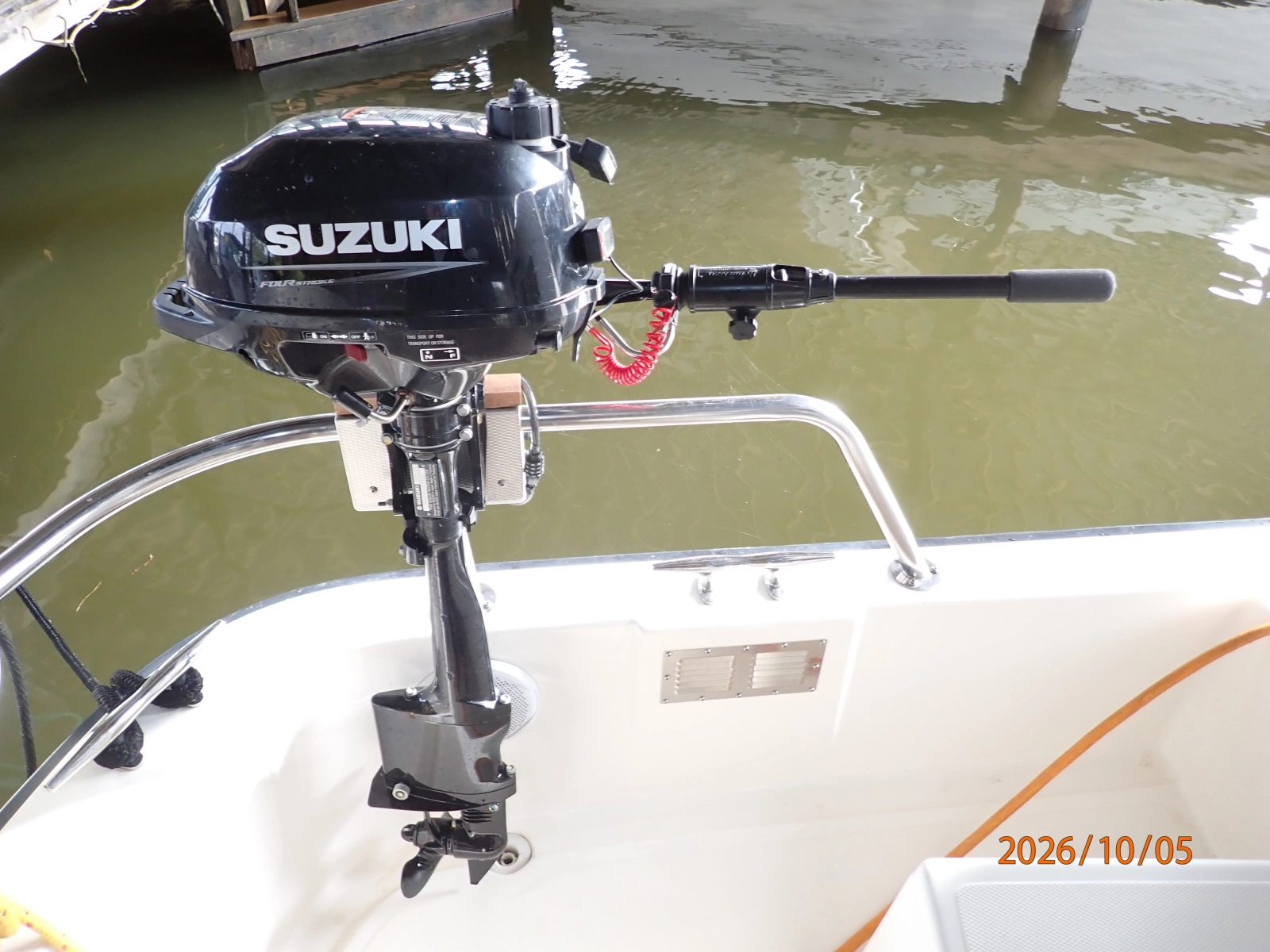 34' Nordic Tugs tender outboard