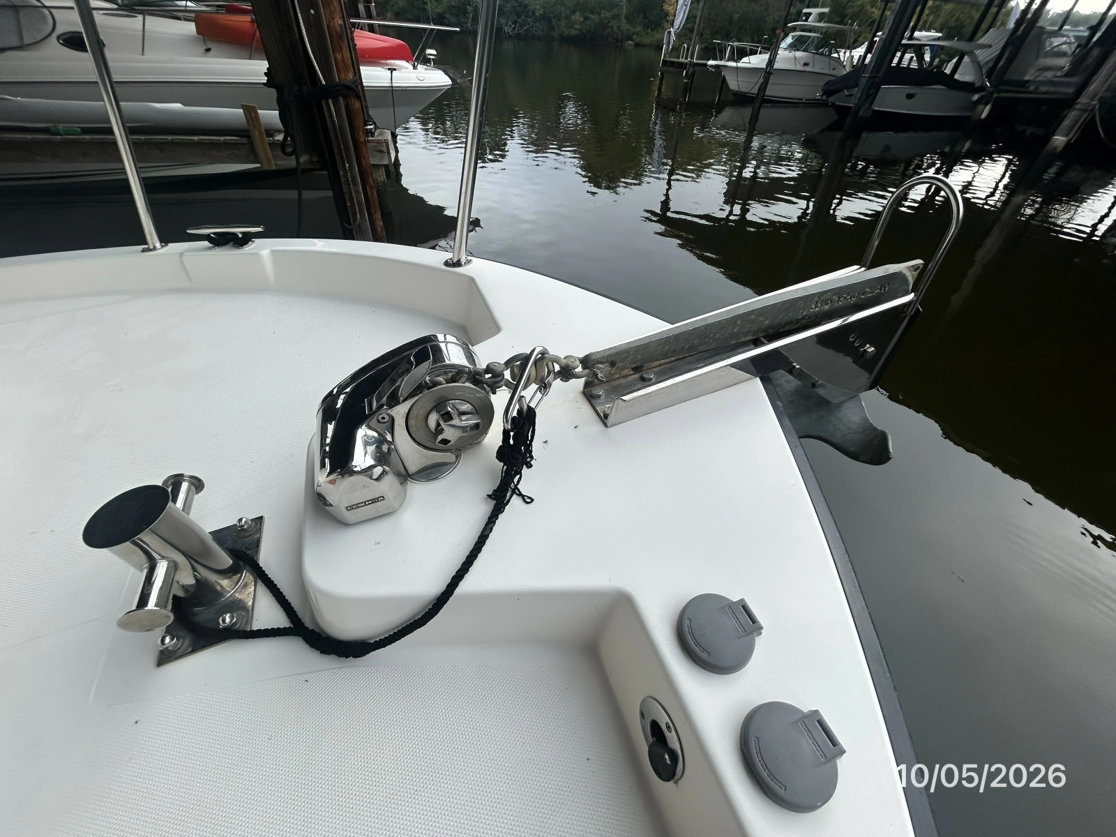 34' Nordic Tugs anchor windlass1