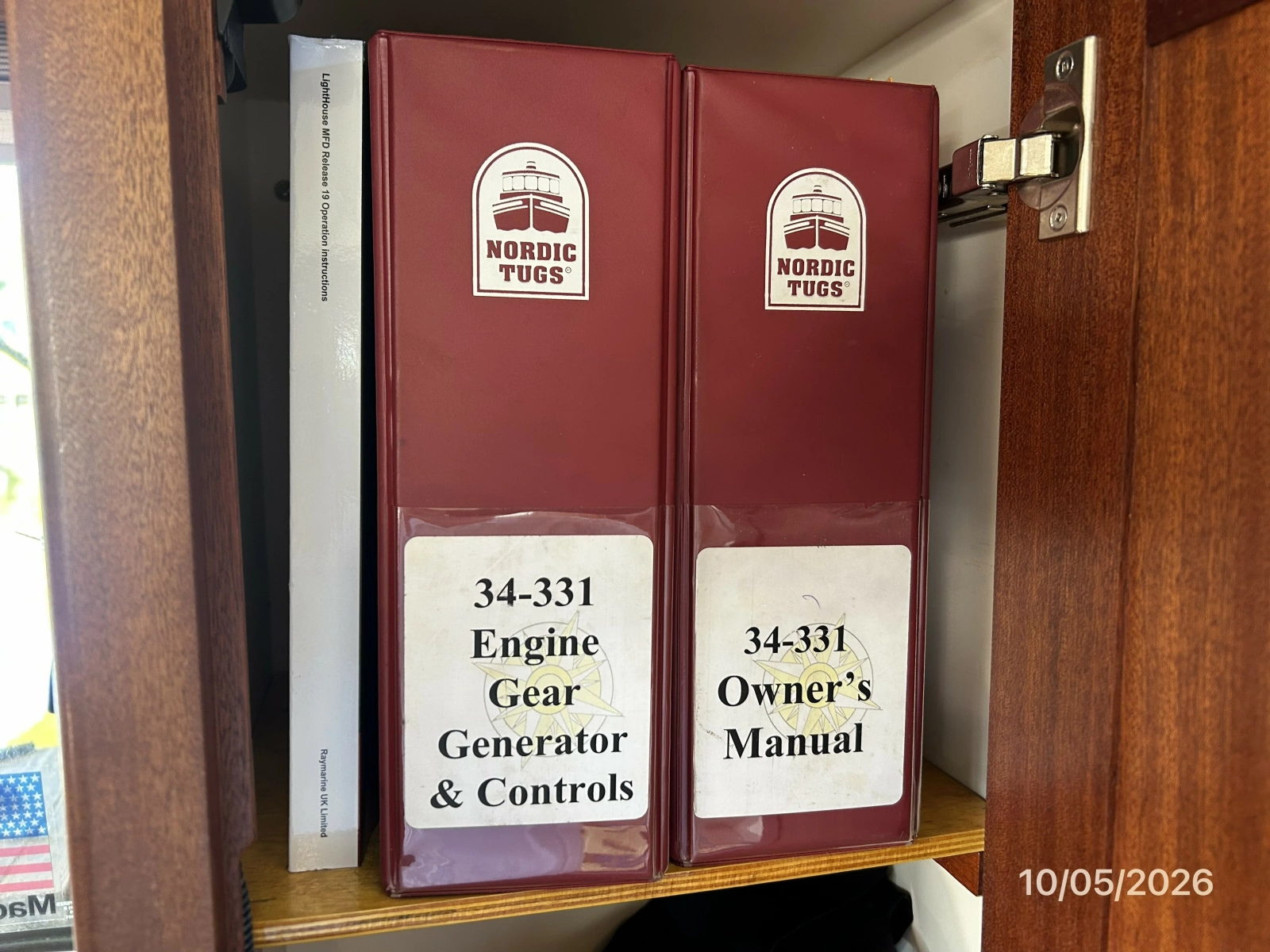 34' Nordic Tugs manuals
