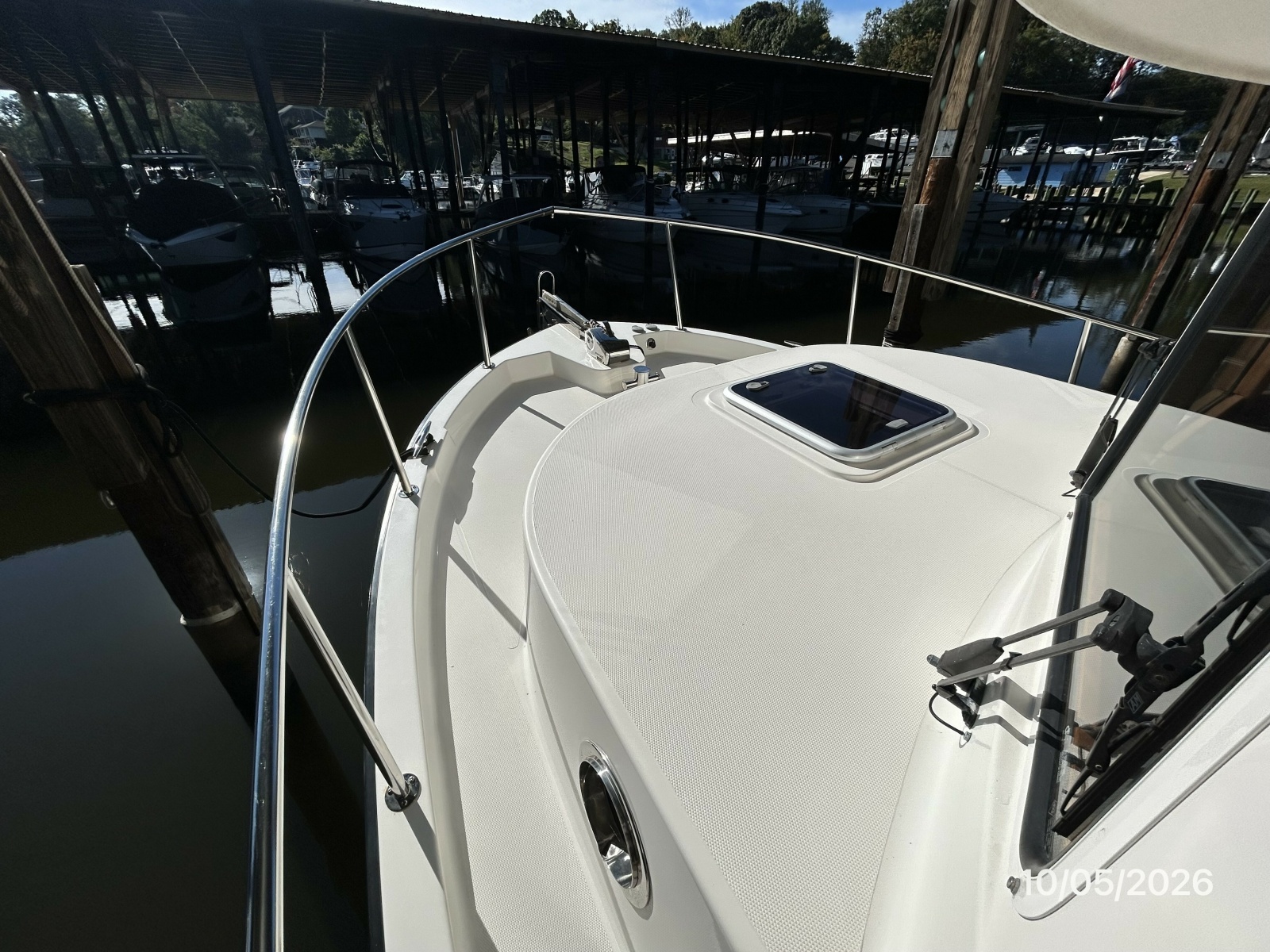 34' Nordic Tugs foredeck1