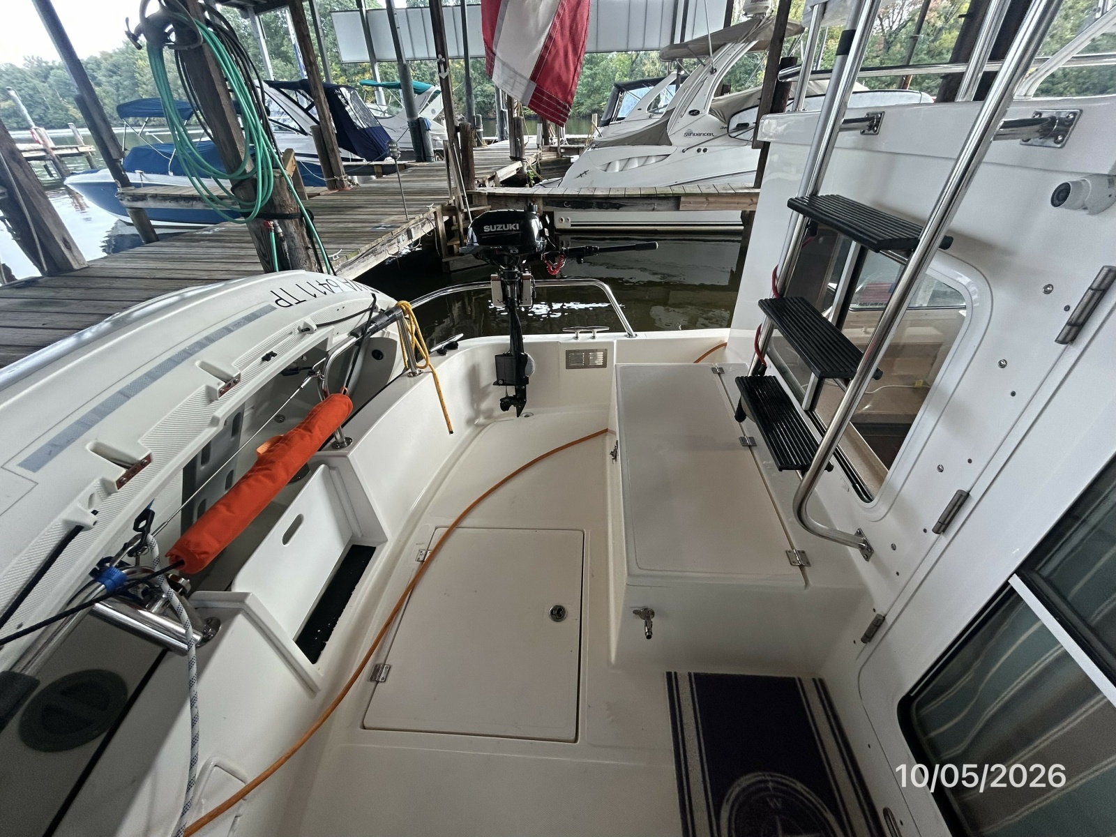 34' Nordic Tugs aftdeck port