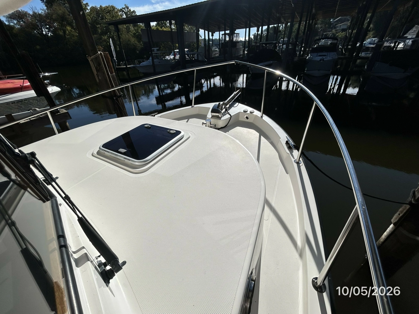 34' Nordic Tugs foredeck2