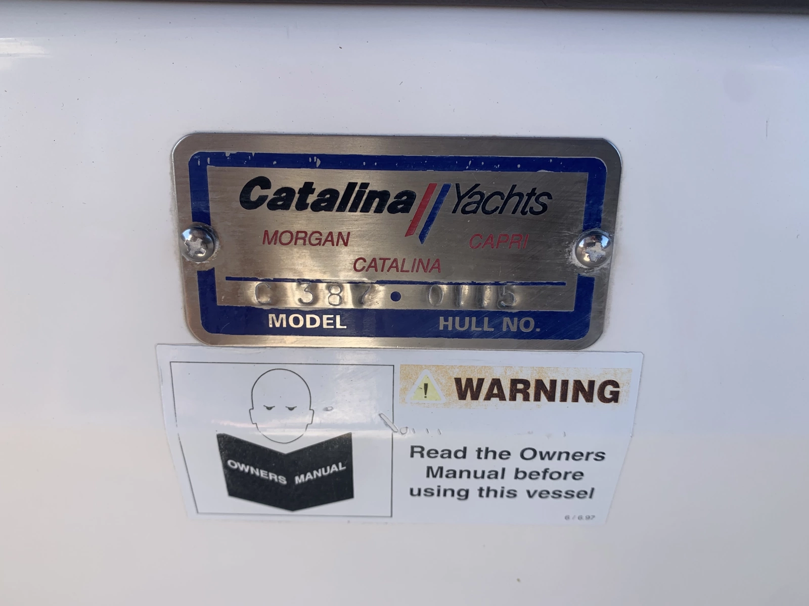 2007 Catalina 387