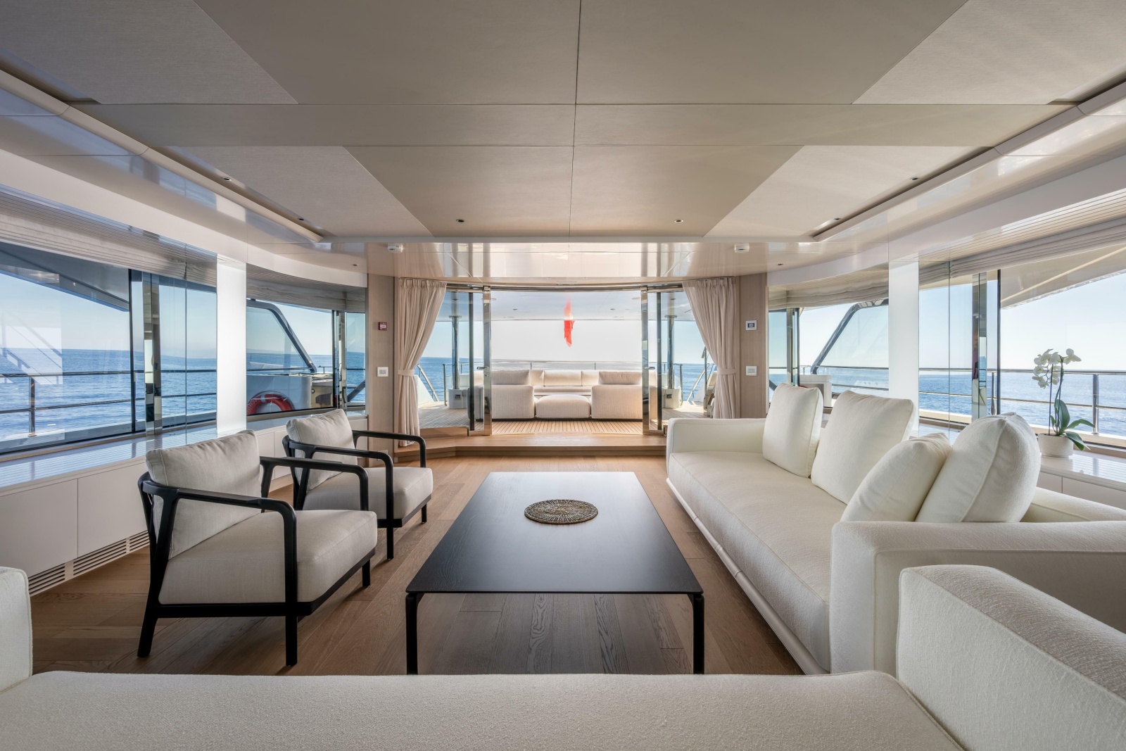 Main Salon Looking Aft