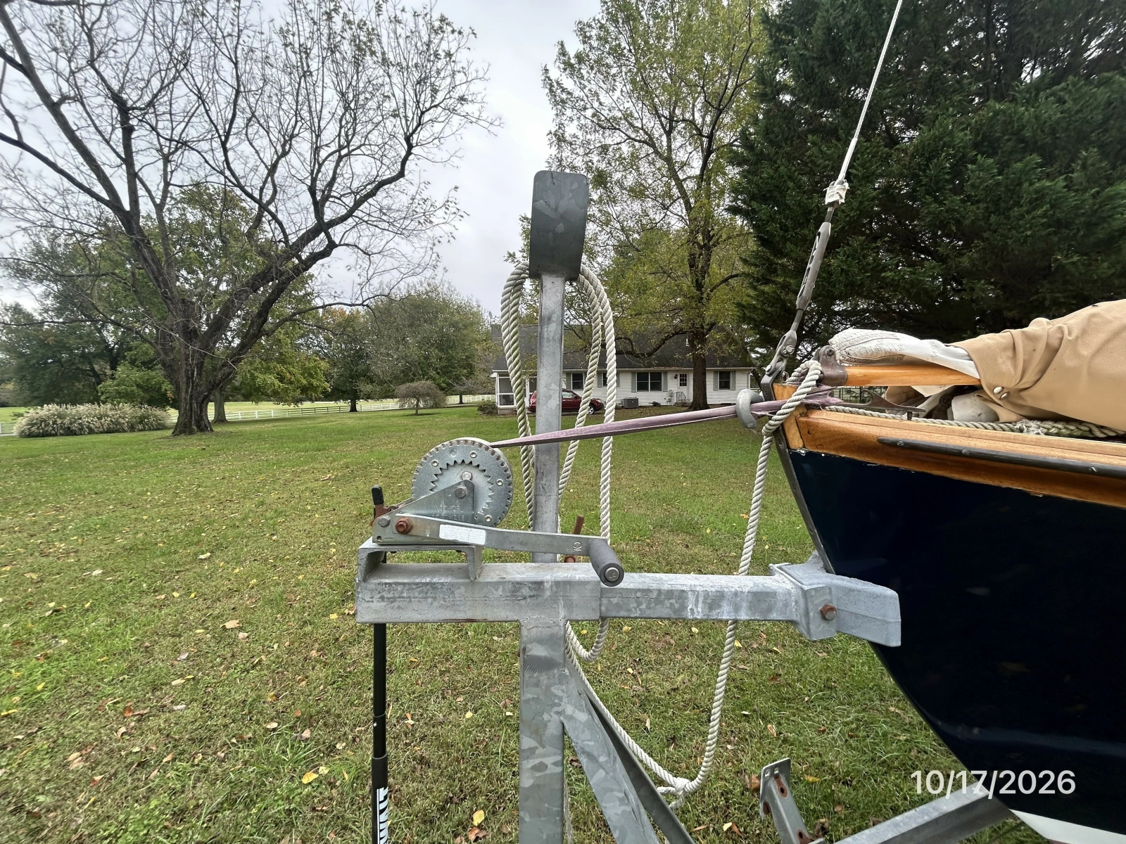 Haven 12.5 custom trailer winch