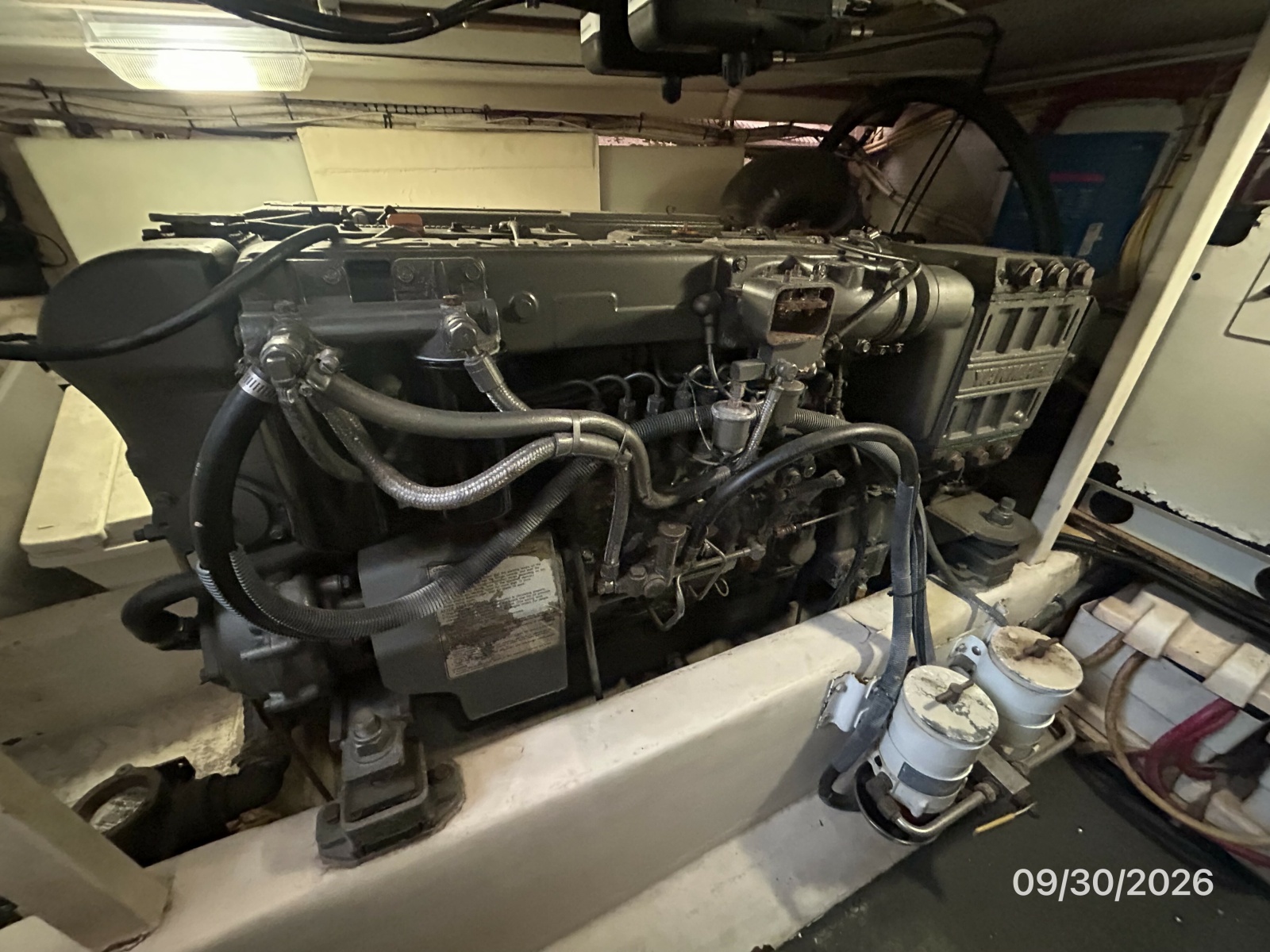 42' Sabre starboard main engine