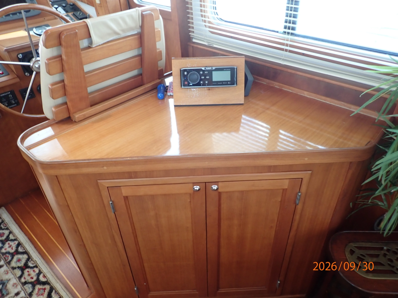 42' Sabre salon starboard cabinetry